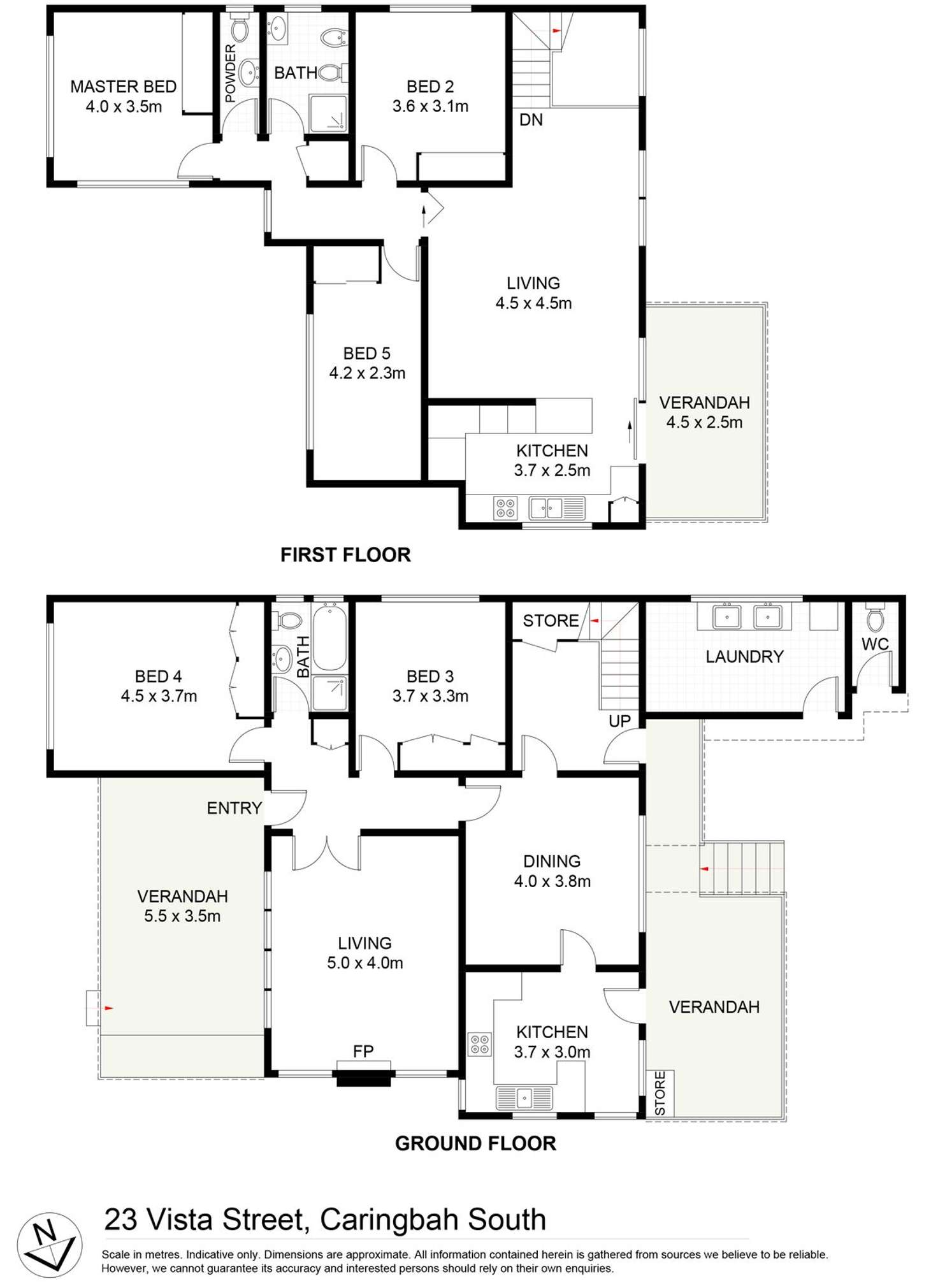 Floorplan of Homely house listing, 23 Vista Street, Caringbah South NSW 2229