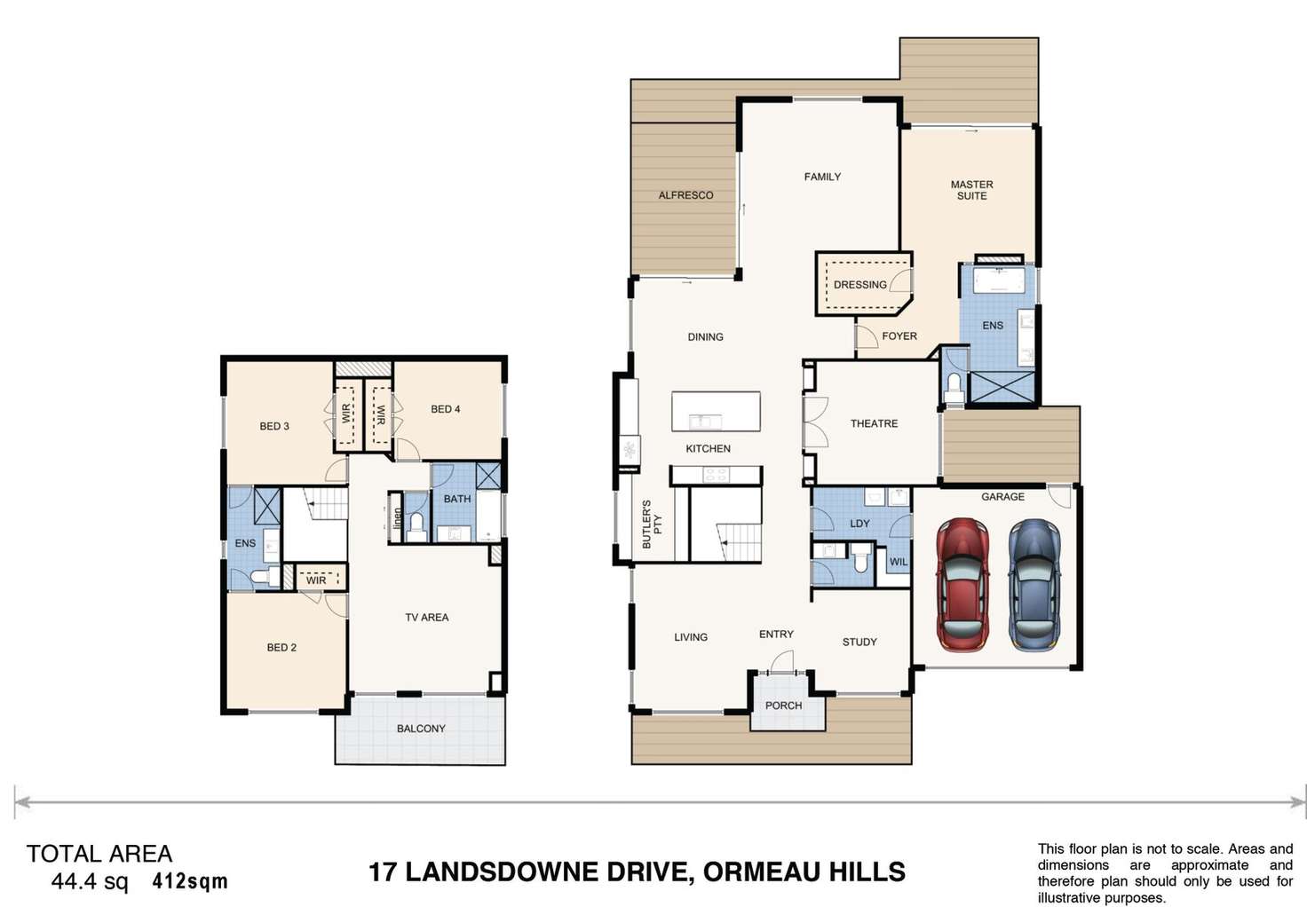 Floorplan of Homely house listing, 17 Landsdowne Drive, Ormeau Hills QLD 4208