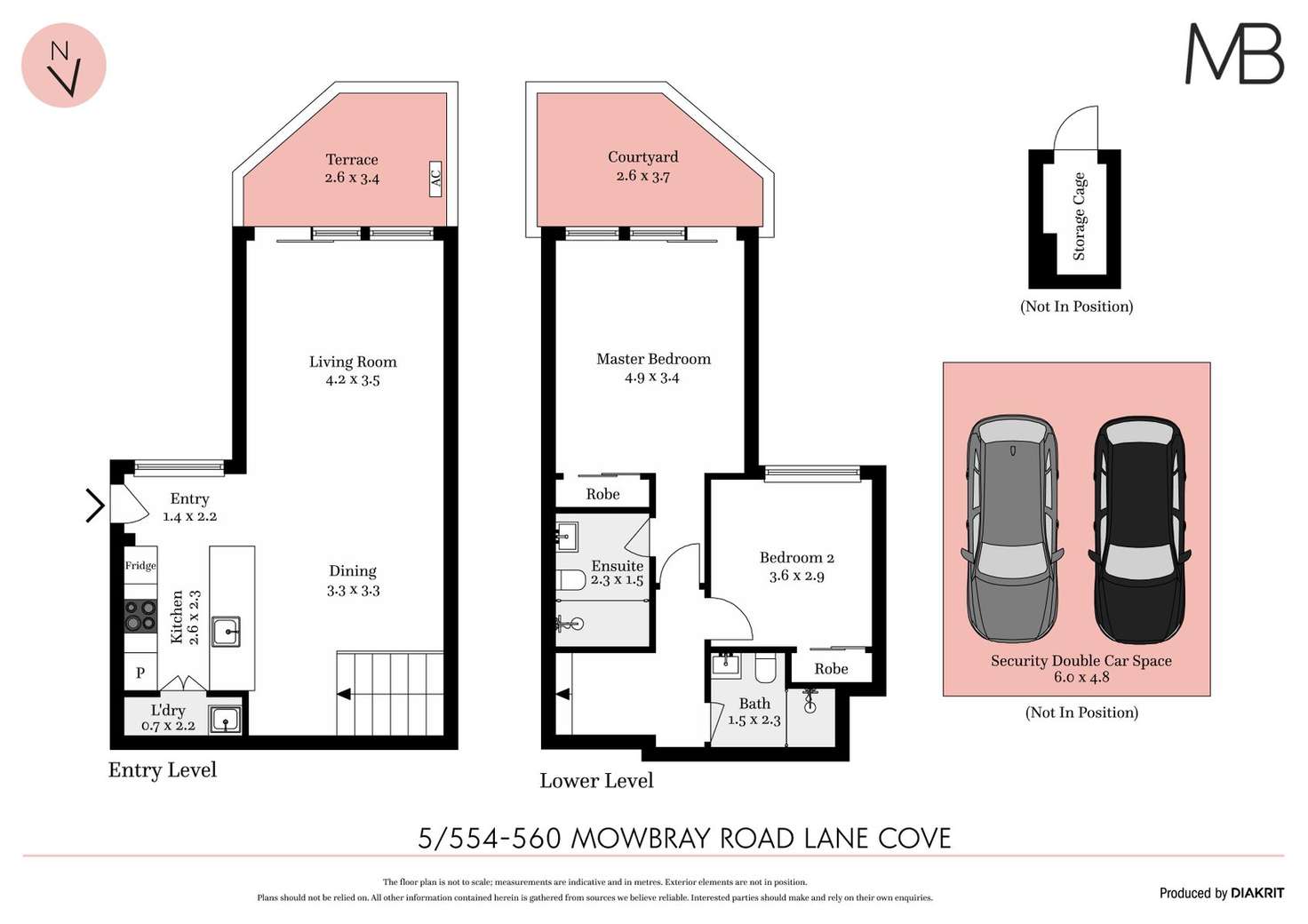 Floorplan of Homely unit listing, 5/554-560 Mowbray Road, Lane Cove NSW 2066