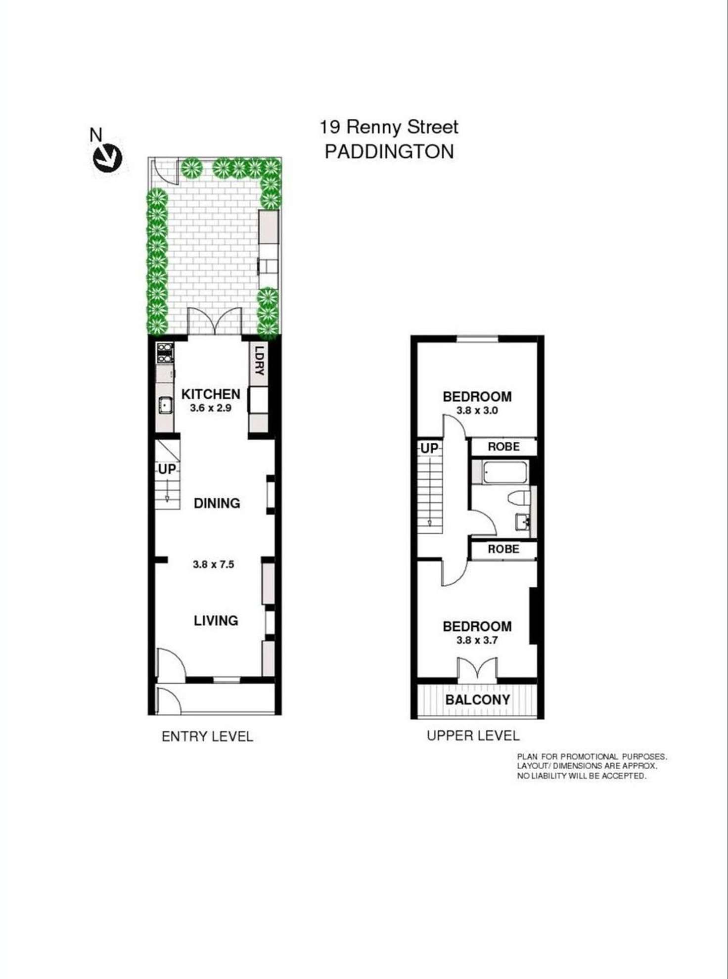 Floorplan of Homely house listing, 19 Renny Street, Paddington NSW 2021