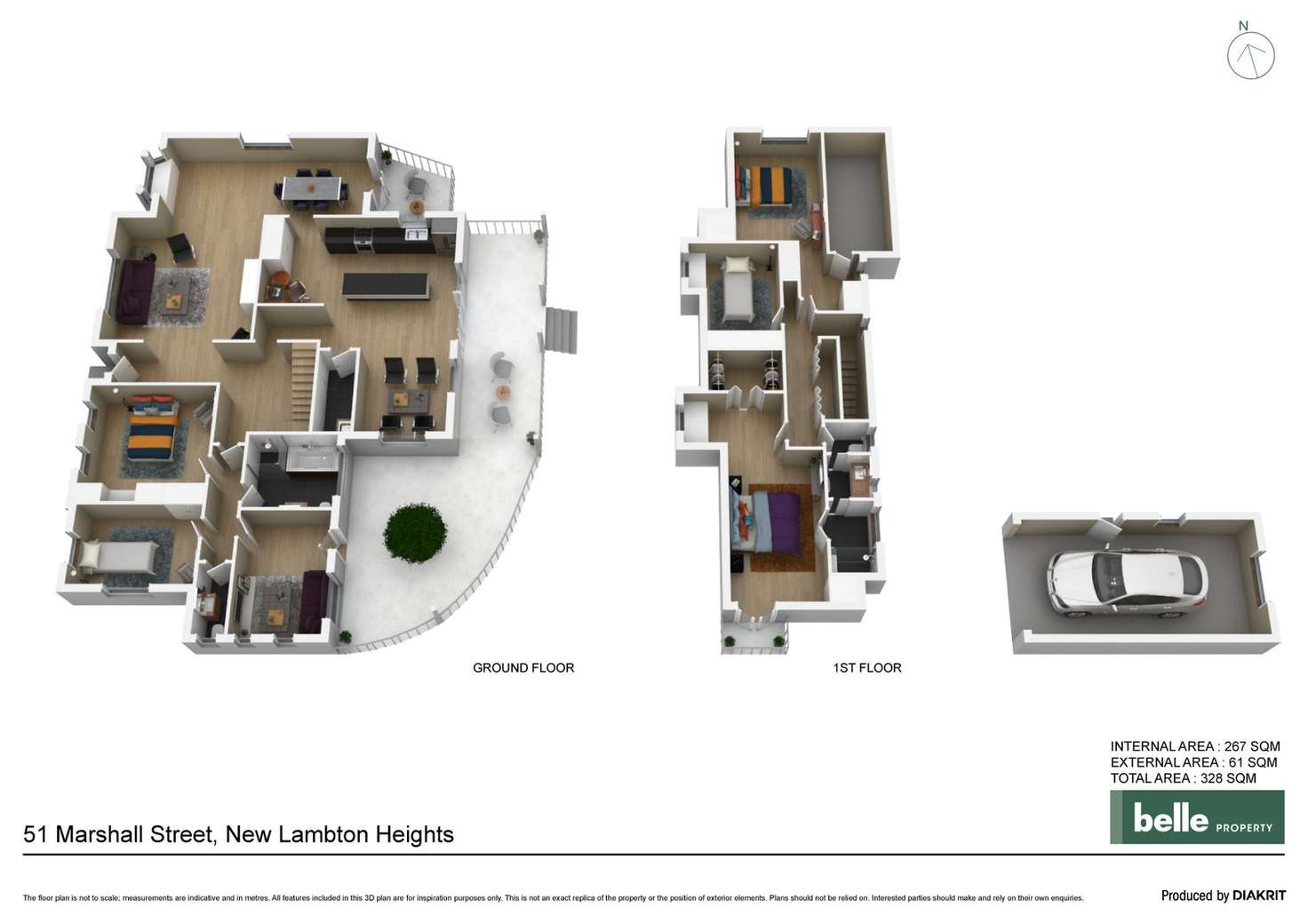 Floorplan of Homely house listing, 51 Marshall Street, New Lambton Heights NSW 2305