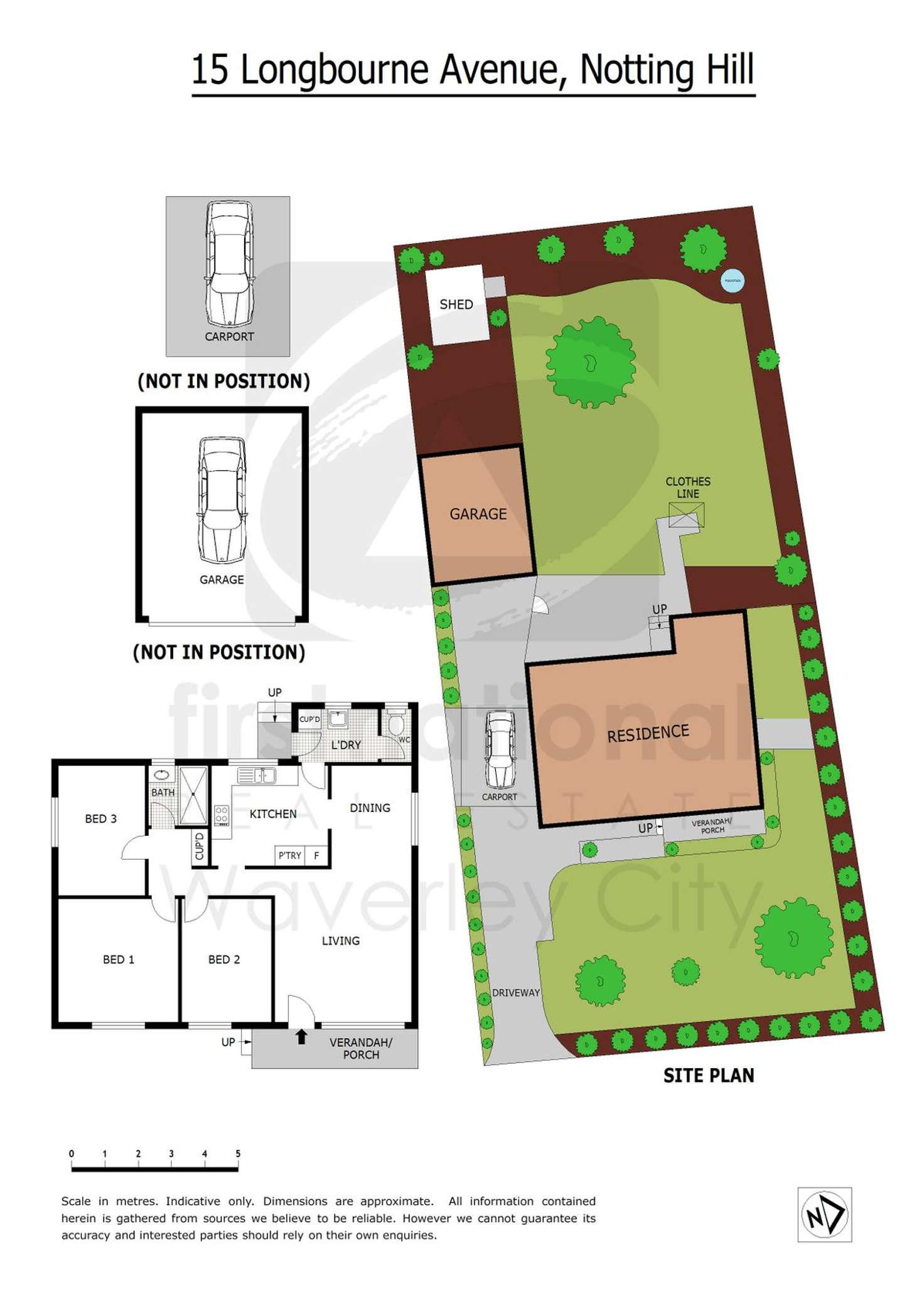 Floorplan of Homely house listing, 15 Longbourne Avenue, Notting Hill VIC 3168