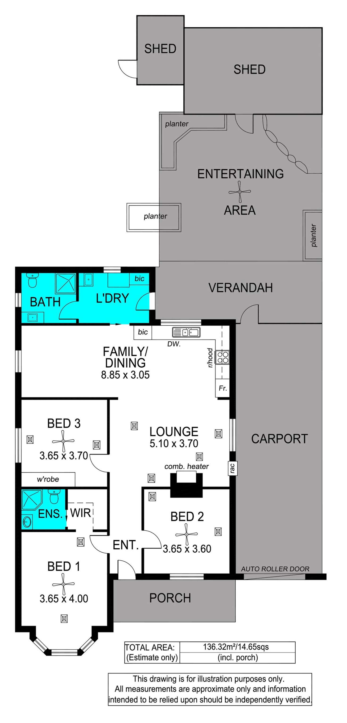 Floorplan of Homely house listing, 128 Maple Avenue, Royal Park SA 5014