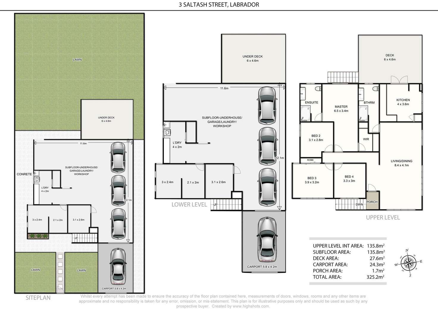 Floorplan of Homely house listing, 3 Saltash Street, Labrador QLD 4215