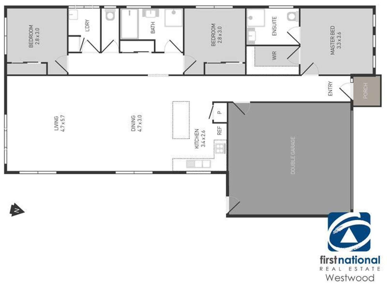 Floorplan of Homely house listing, 46 Lady Penrhyn Drive, Wyndham Vale VIC 3024