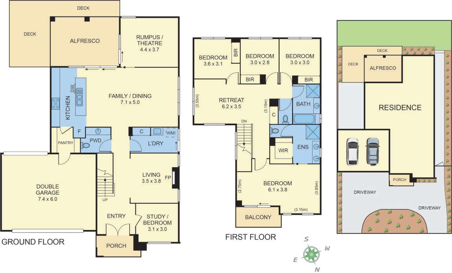 Floorplan of Homely house listing, 9 Teddington Way, Wantirna VIC 3152