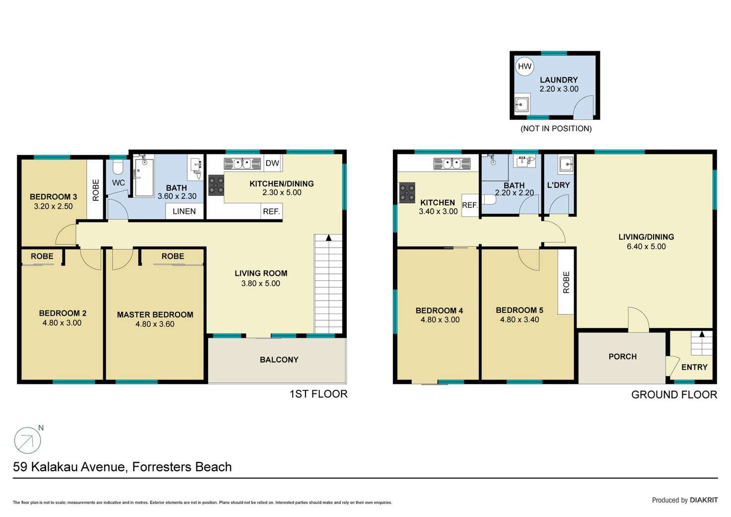 Floorplan of Homely house listing, 59 Kalakau Avenue, Forresters Beach NSW 2260