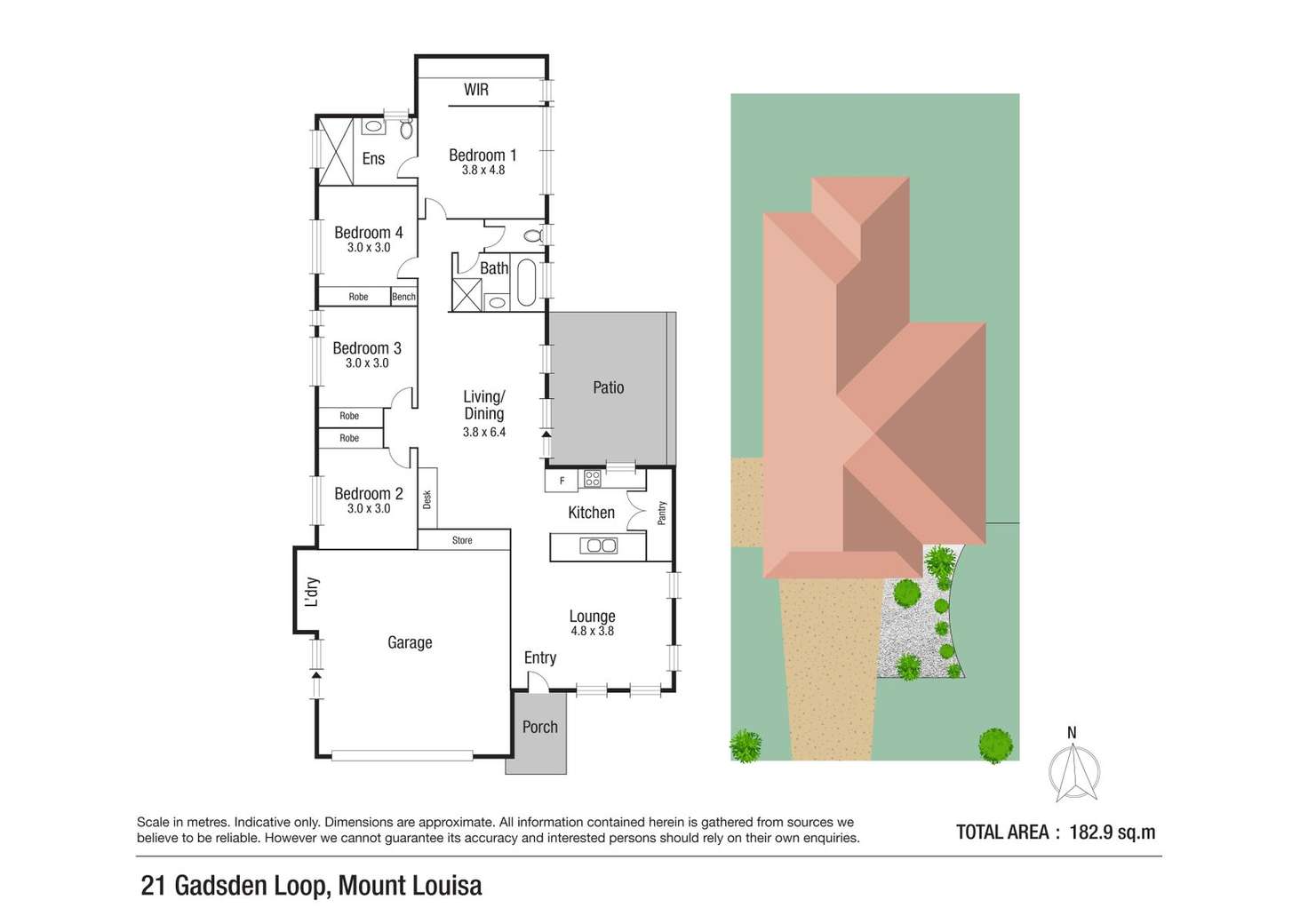 Floorplan of Homely house listing, 21 GADSDEN LOOP, Mount Louisa QLD 4814