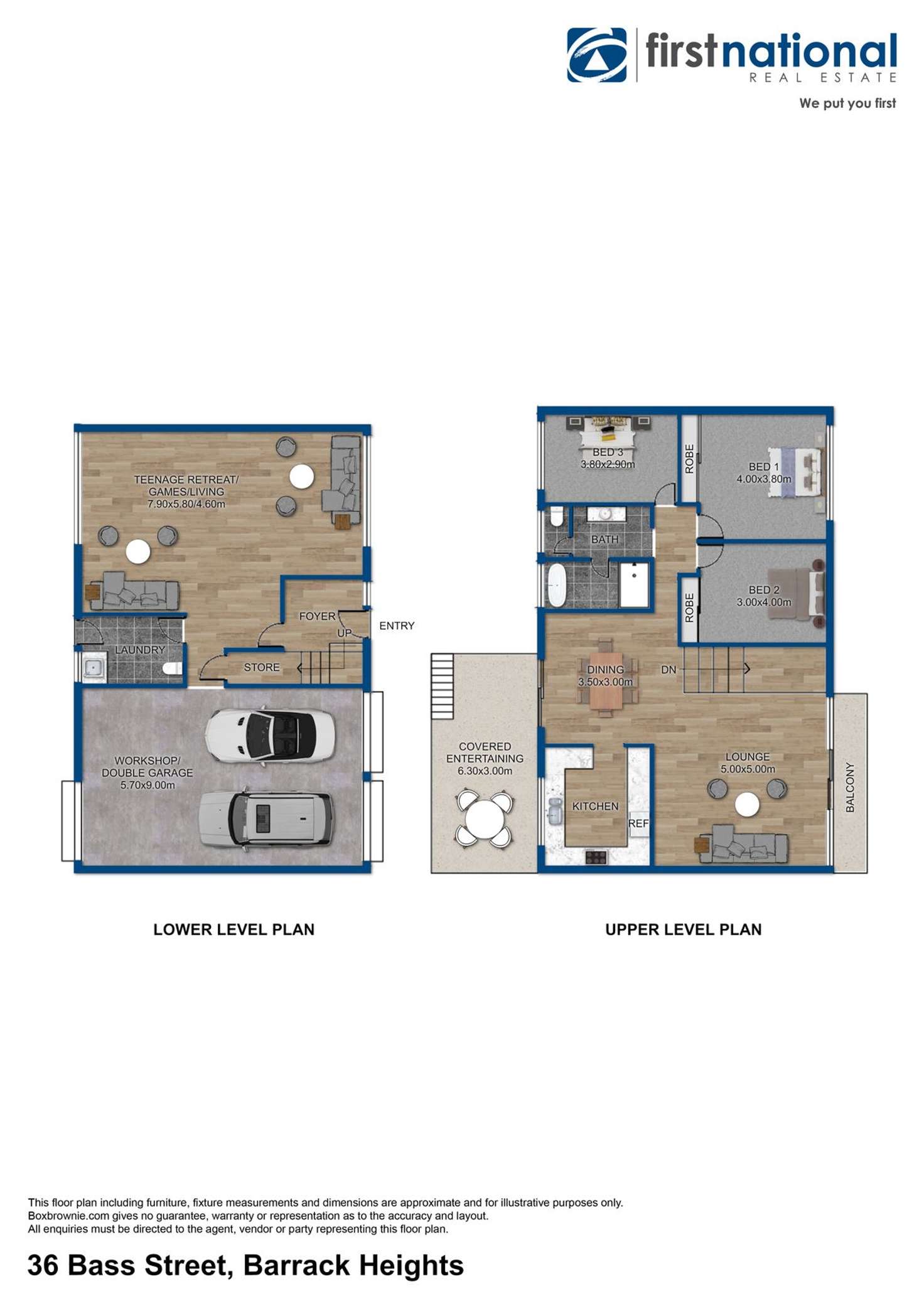 Floorplan of Homely house listing, 36 Bass Street, Barrack Heights NSW 2528