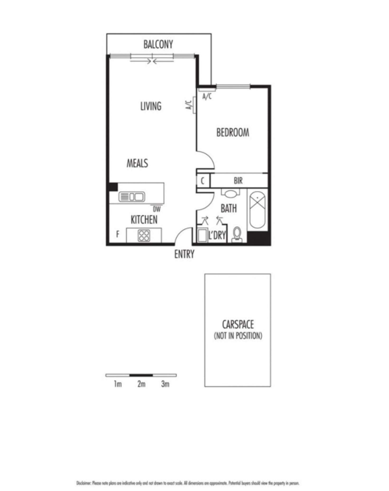 Floorplan of Homely apartment listing, 102/148 Wells Street, South Melbourne VIC 3205