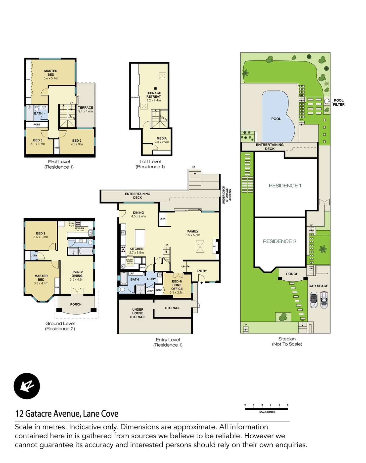 Floorplan of Homely house listing, 12 Gatacre Avenue, Lane Cove NSW 2066