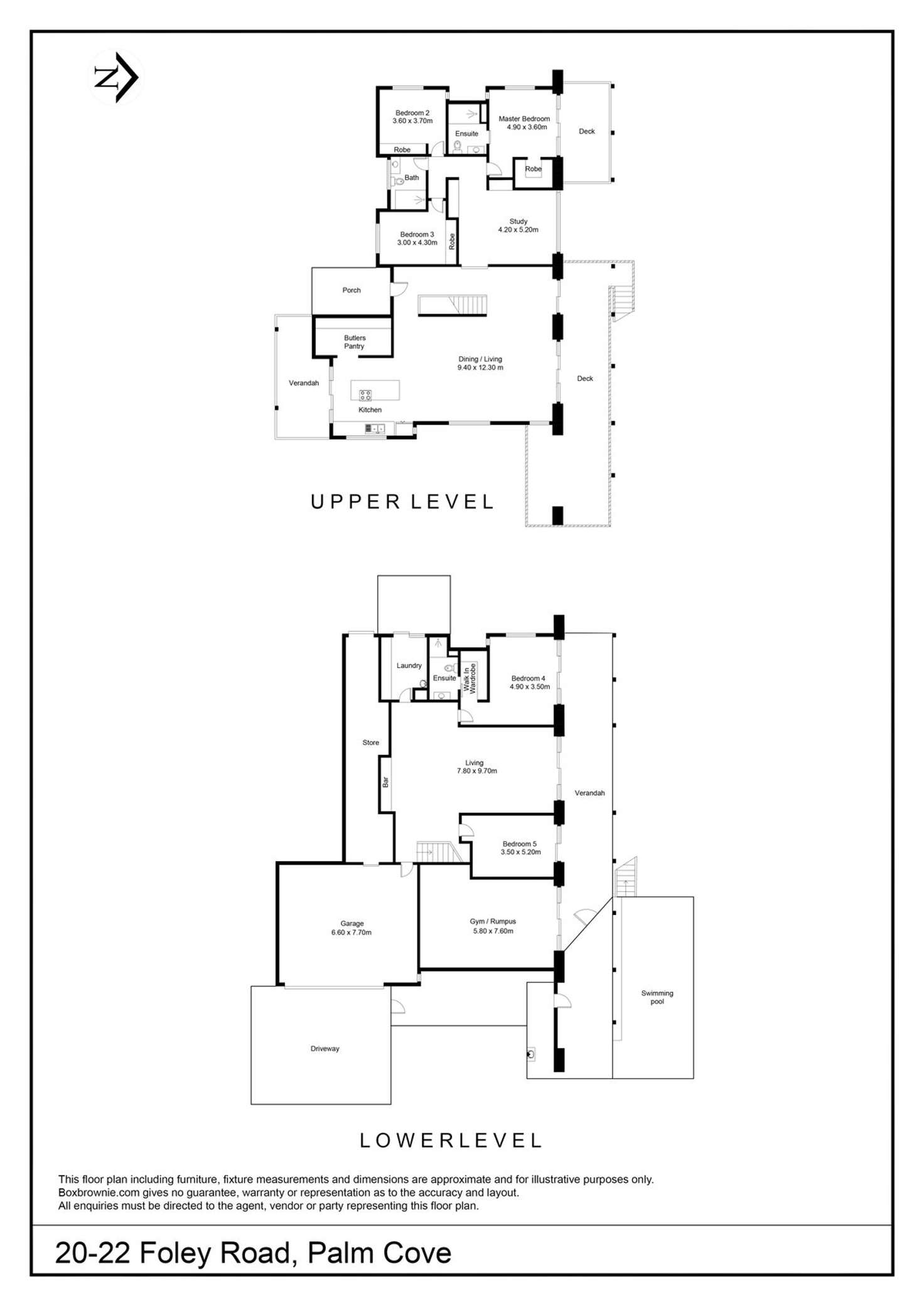 Floorplan of Homely house listing, 20-22 Foley Road, Palm Cove QLD 4879