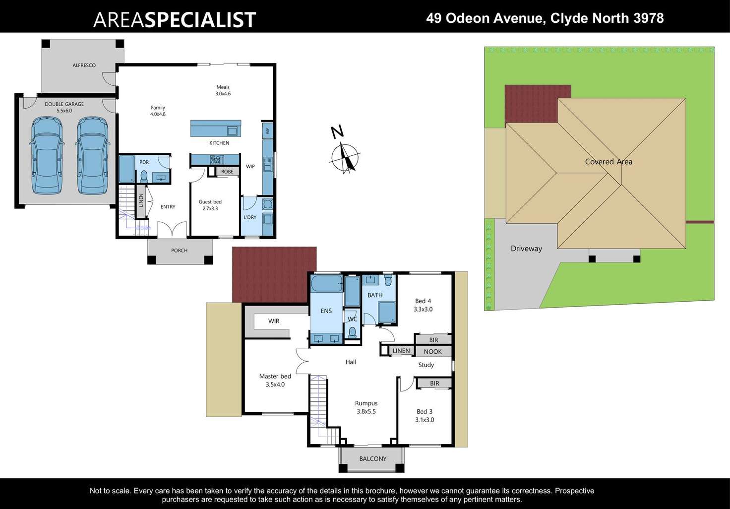 Floorplan of Homely house listing, 49 Odeon Avenue, Clyde North VIC 3978