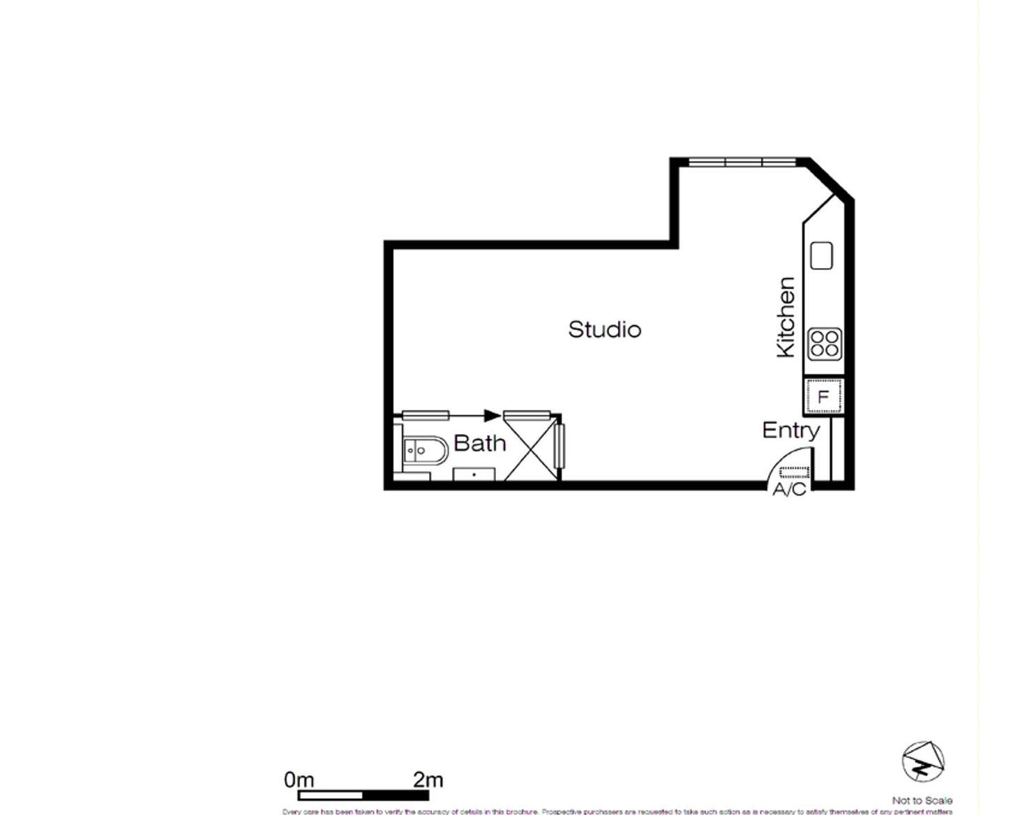 Floorplan of Homely apartment listing, 501/480 Collins Street, Melbourne VIC 3000