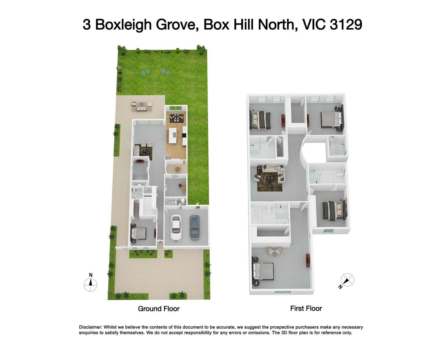 Floorplan of Homely house listing, 3 Boxleigh Grove, Box Hill North VIC 3129