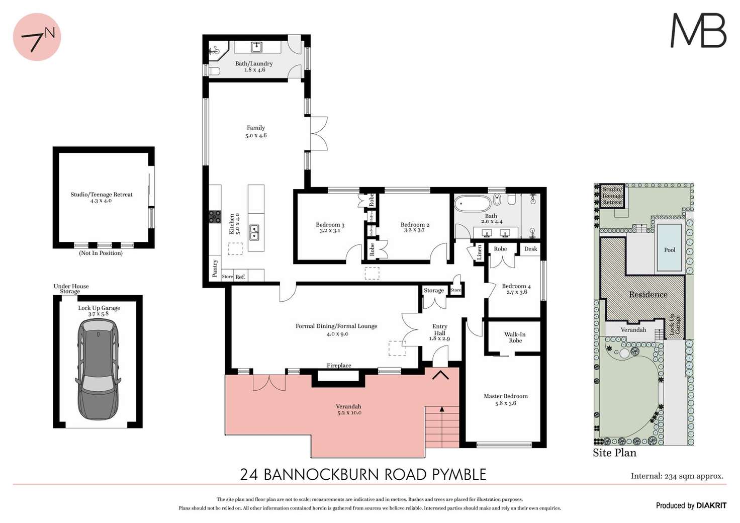 Floorplan of Homely house listing, 24 Bannockburn Road, Pymble NSW 2073