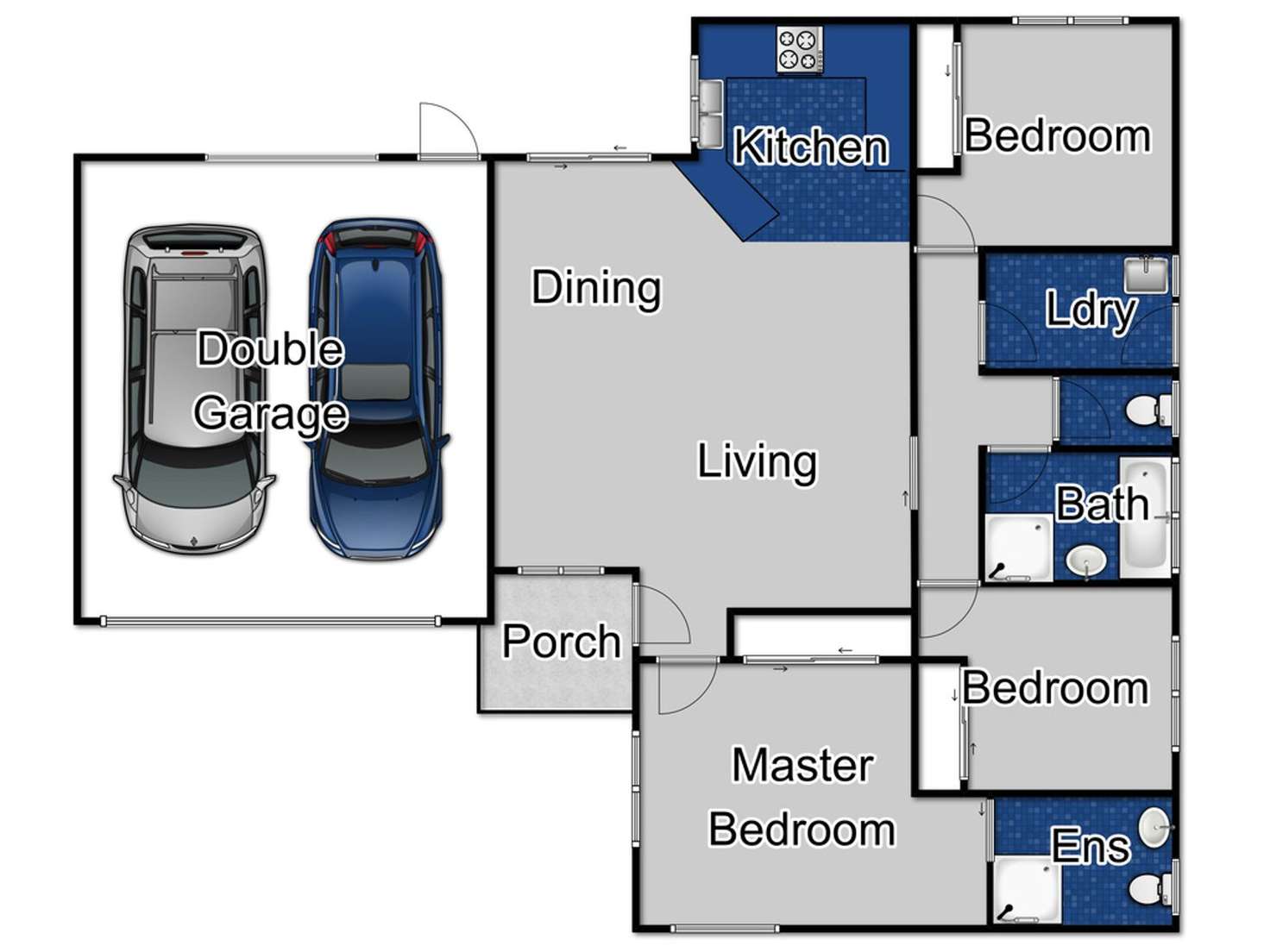 Floorplan of Homely unit listing, 2/50 Renwick Road, Ferntree Gully VIC 3156