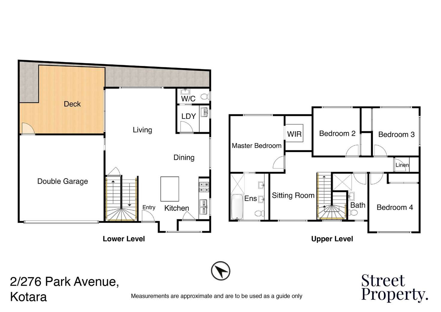 Floorplan of Homely townhouse listing, 276A Park Avenue, Kotara NSW 2289
