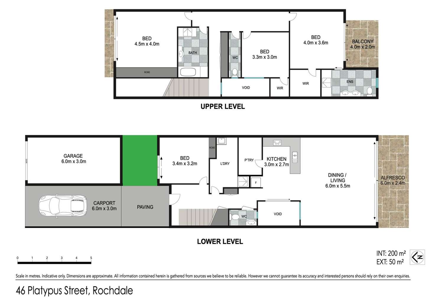 Floorplan of Homely townhouse listing, 46 Platypus Circuit, Rochedale QLD 4123
