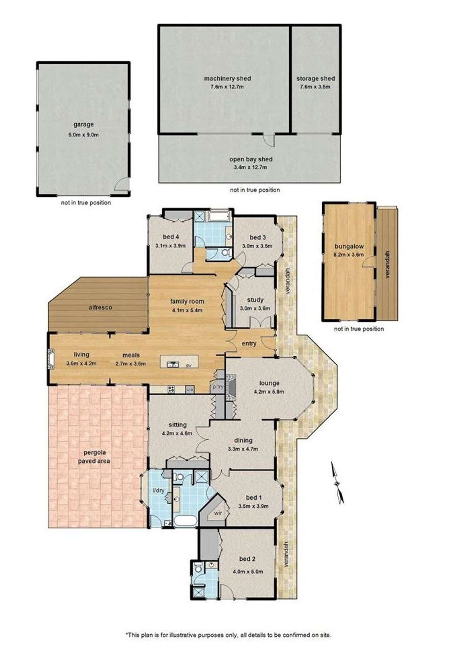 Floorplan of Homely acreageSemiRural listing, 7 Spring Road, Belgrave South VIC 3160