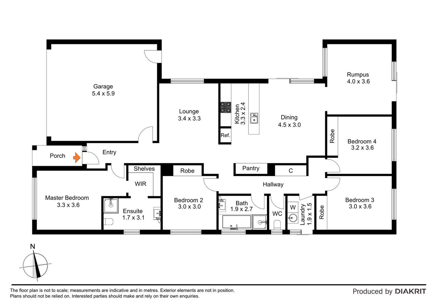 Floorplan of Homely house listing, 85 Madisons Avenue, Diggers Rest VIC 3427