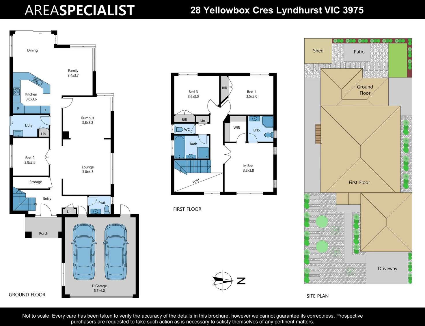 Floorplan of Homely house listing, 28 YellowBox Crescent, Lyndhurst VIC 3975