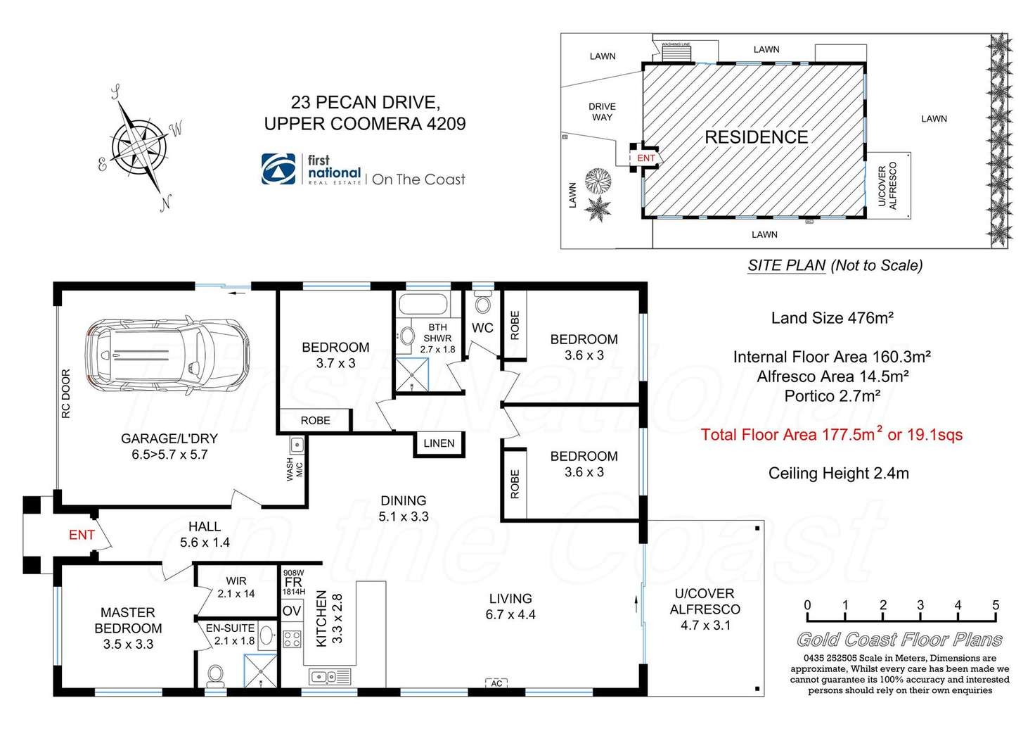 Floorplan of Homely house listing, 23 Pecan Drive, Upper Coomera QLD 4209