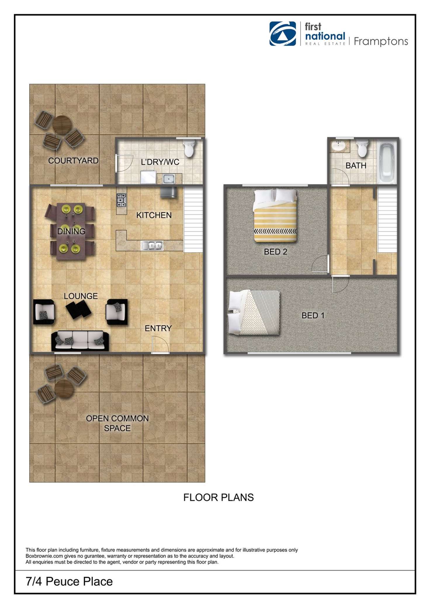 Floorplan of Homely unit listing, 7/4 Peuce Place, Sadadeen NT 870