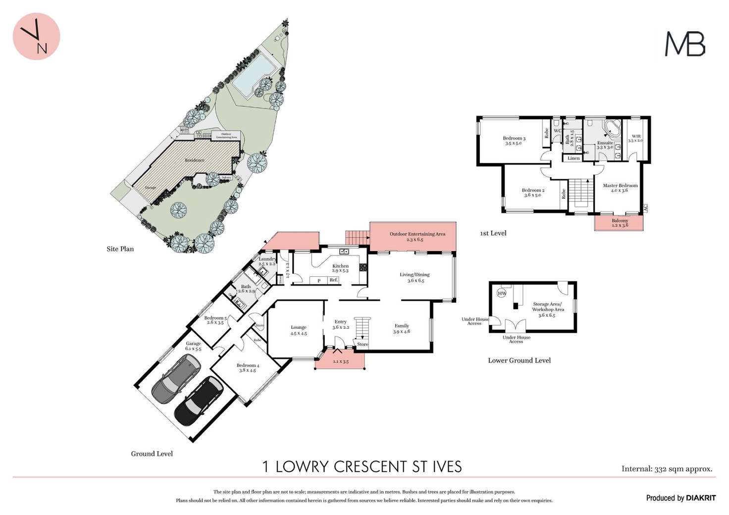 Floorplan of Homely house listing, 1 Lowry Crescent, St Ives NSW 2075