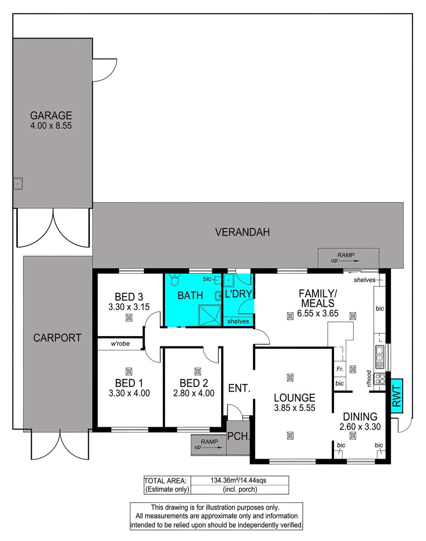 Floorplan of Homely house listing, 4 Gower Place, North Haven SA 5018