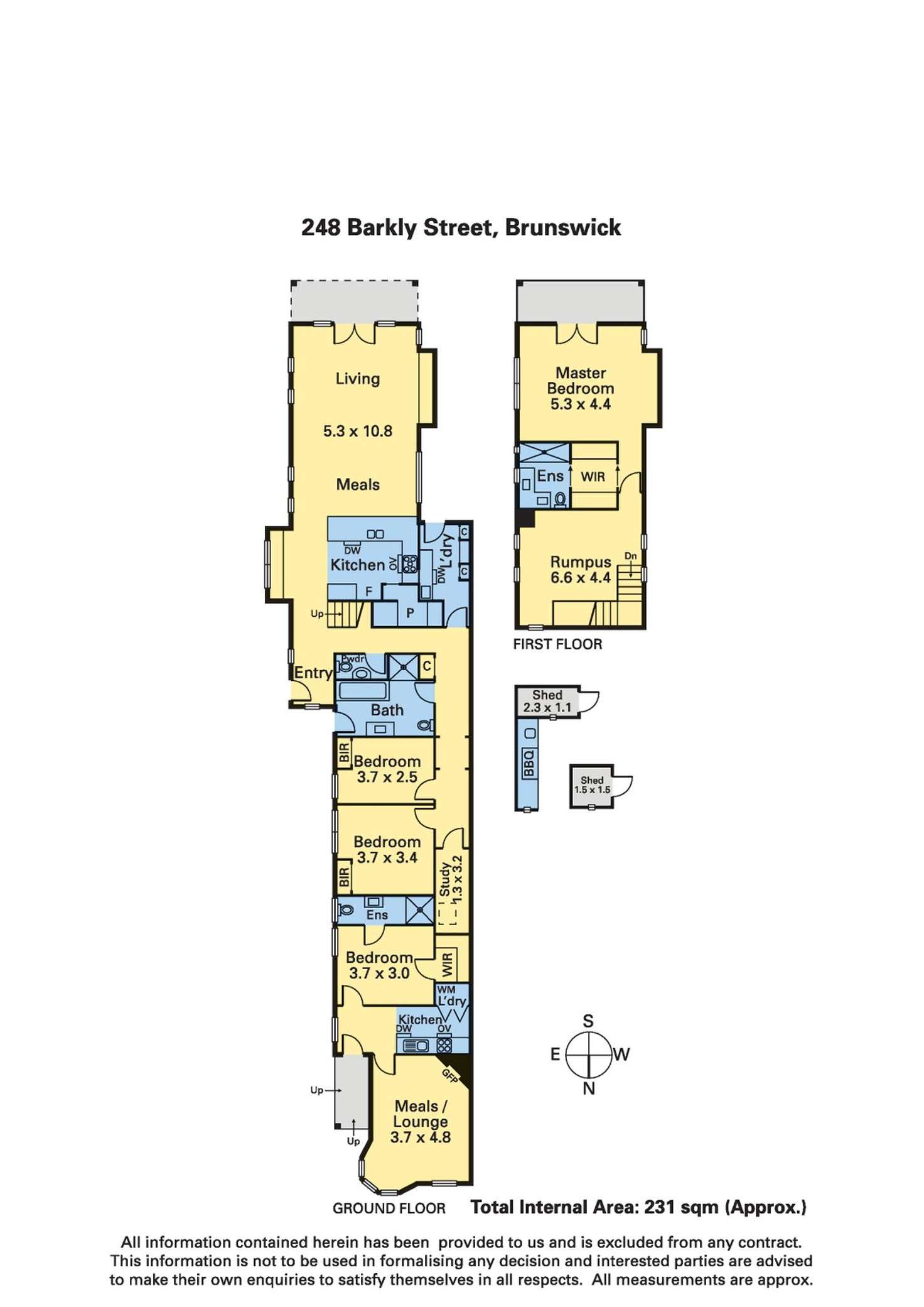 Floorplan of Homely house listing, 248 Barkly Street, Brunswick VIC 3056