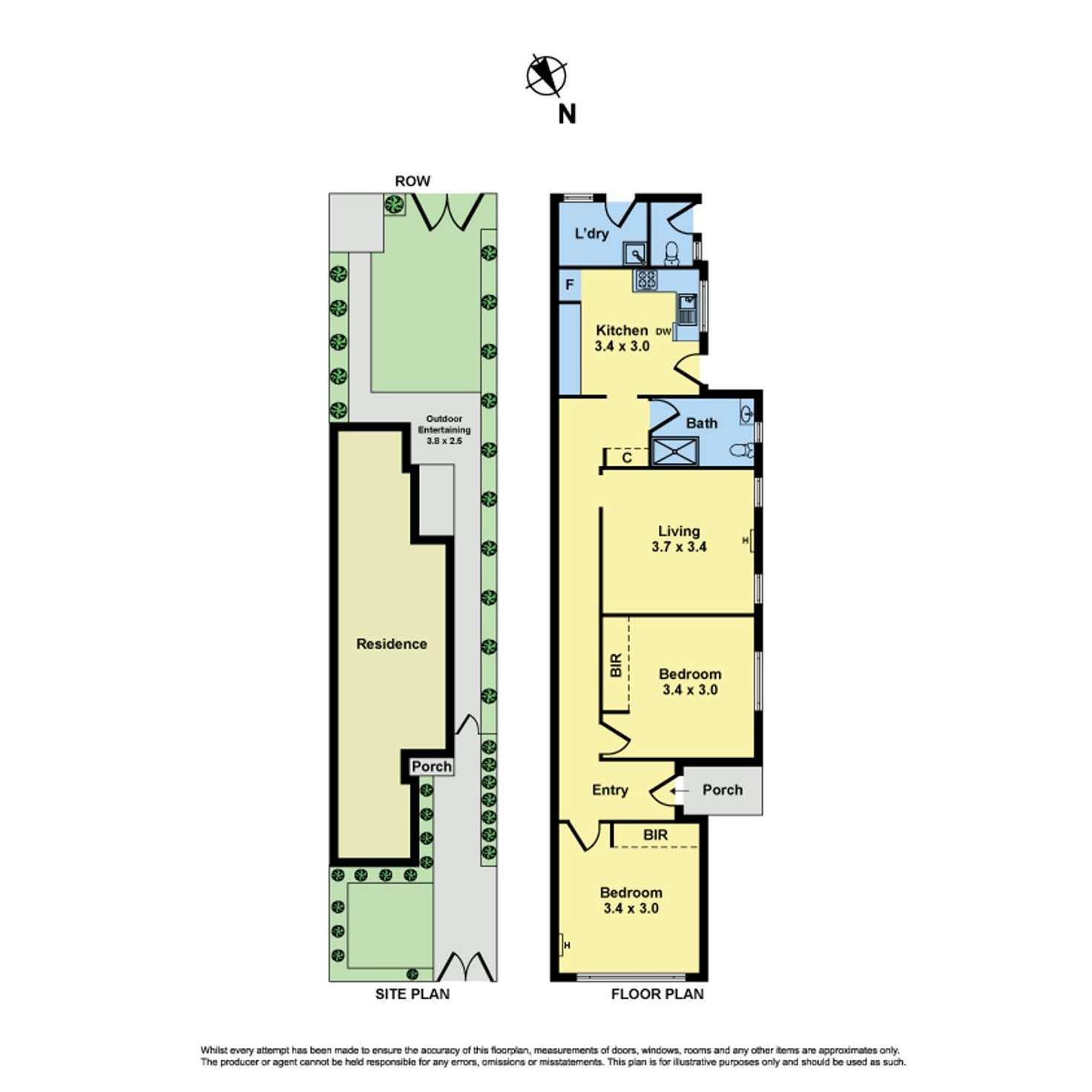 Floorplan of Homely house listing, 183 Kent Street, Ascot Vale VIC 3032