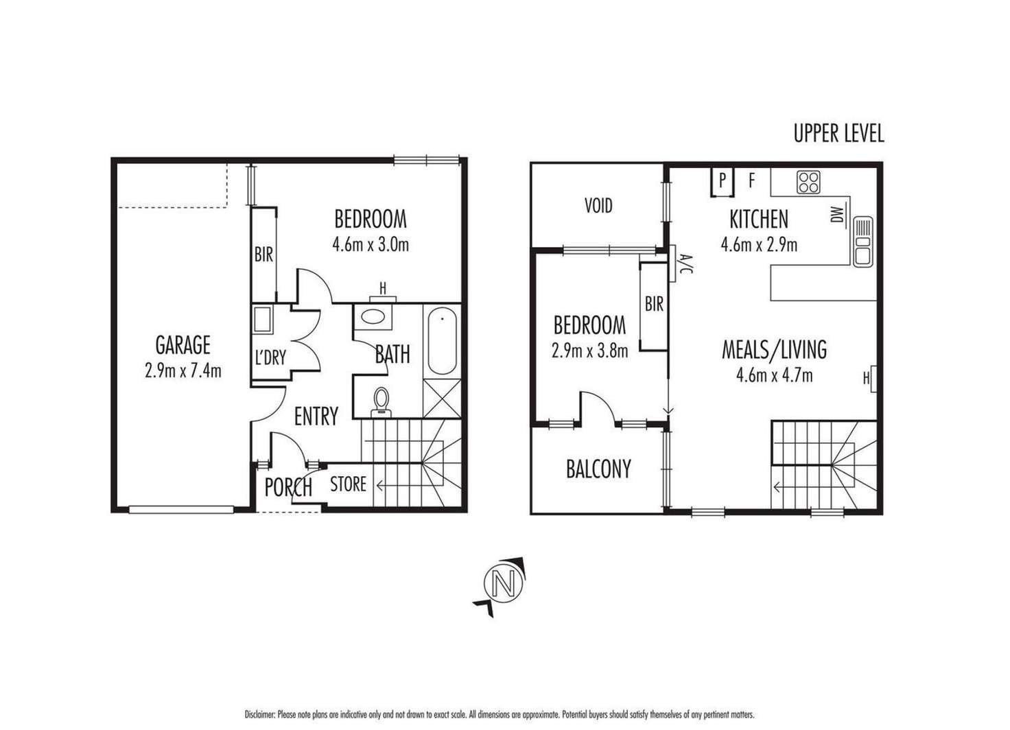 Floorplan of Homely townhouse listing, 14/162 Stockmans Way, Kensington VIC 3031