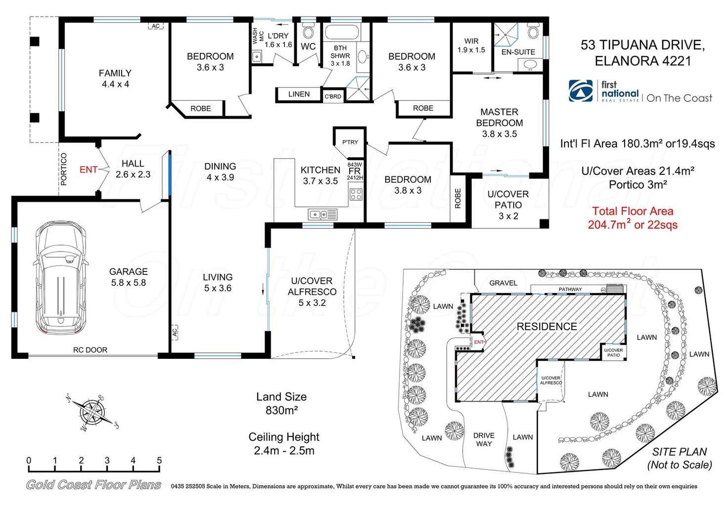 Floorplan of Homely house listing, 53 Tipuana Drive, Elanora QLD 4221