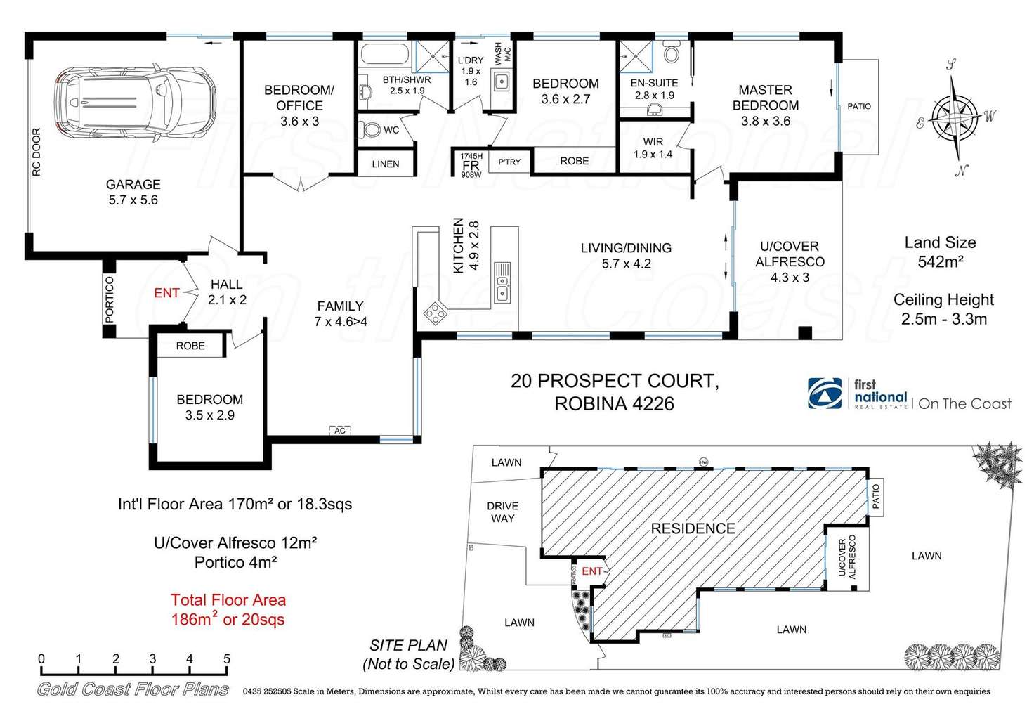 Floorplan of Homely house listing, 20 Prospect Court, Robina QLD 4226