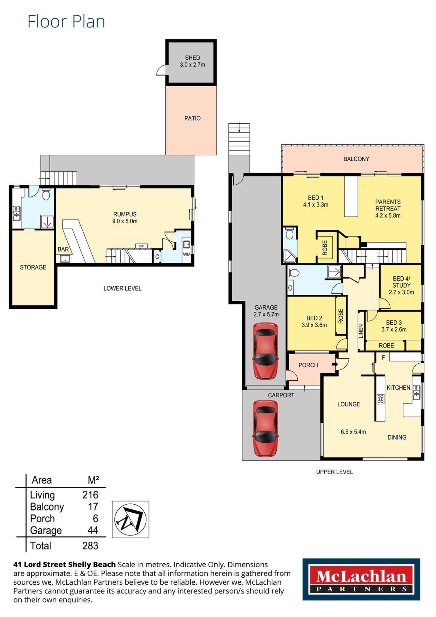 Floorplan of Homely house listing, 41 Lord Street, Shelly Beach NSW 2261