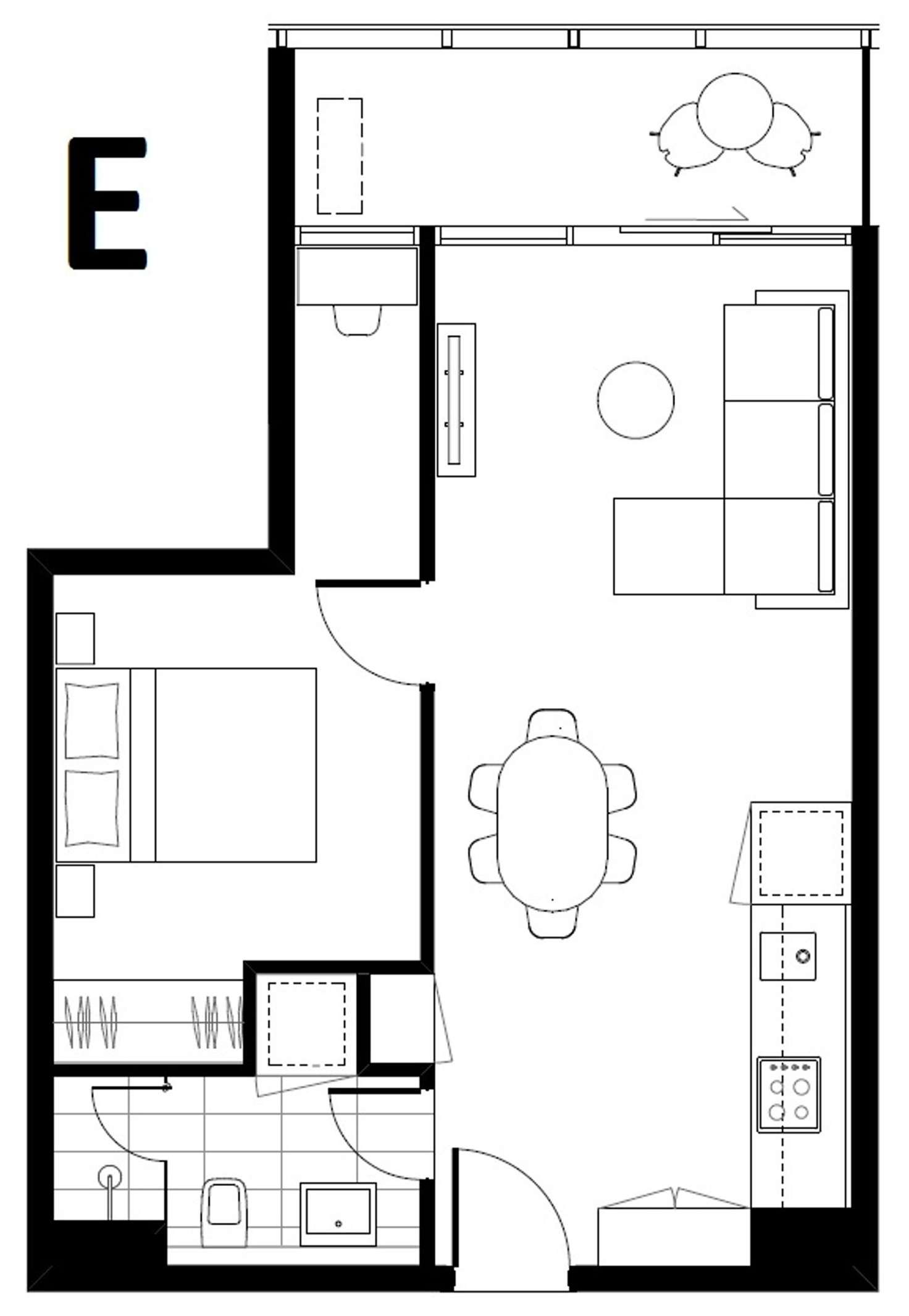 Floorplan of Homely apartment listing, Level7/15 Doepel Way, Docklands VIC 3008