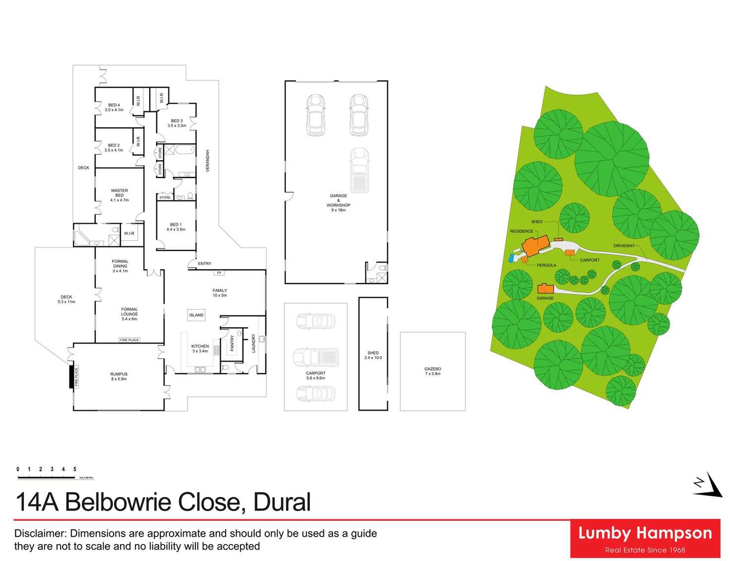 Floorplan of Homely house listing, 14A Belbowrie Close, Dural NSW 2158