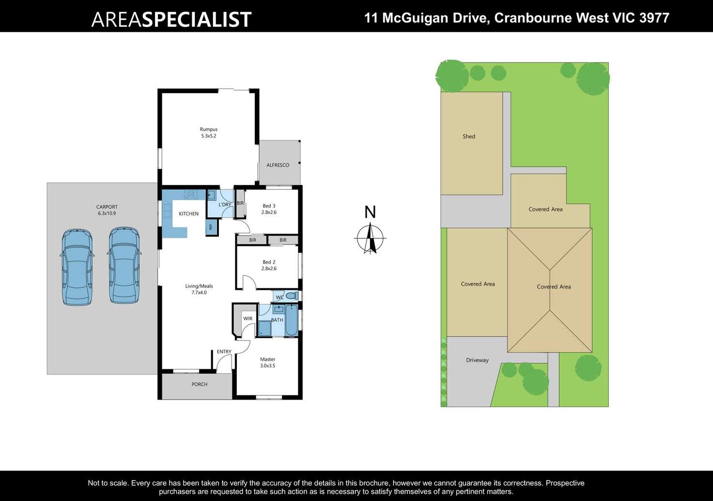 Floorplan of Homely house listing, 11 McGuigan Drive, Cranbourne West VIC 3977