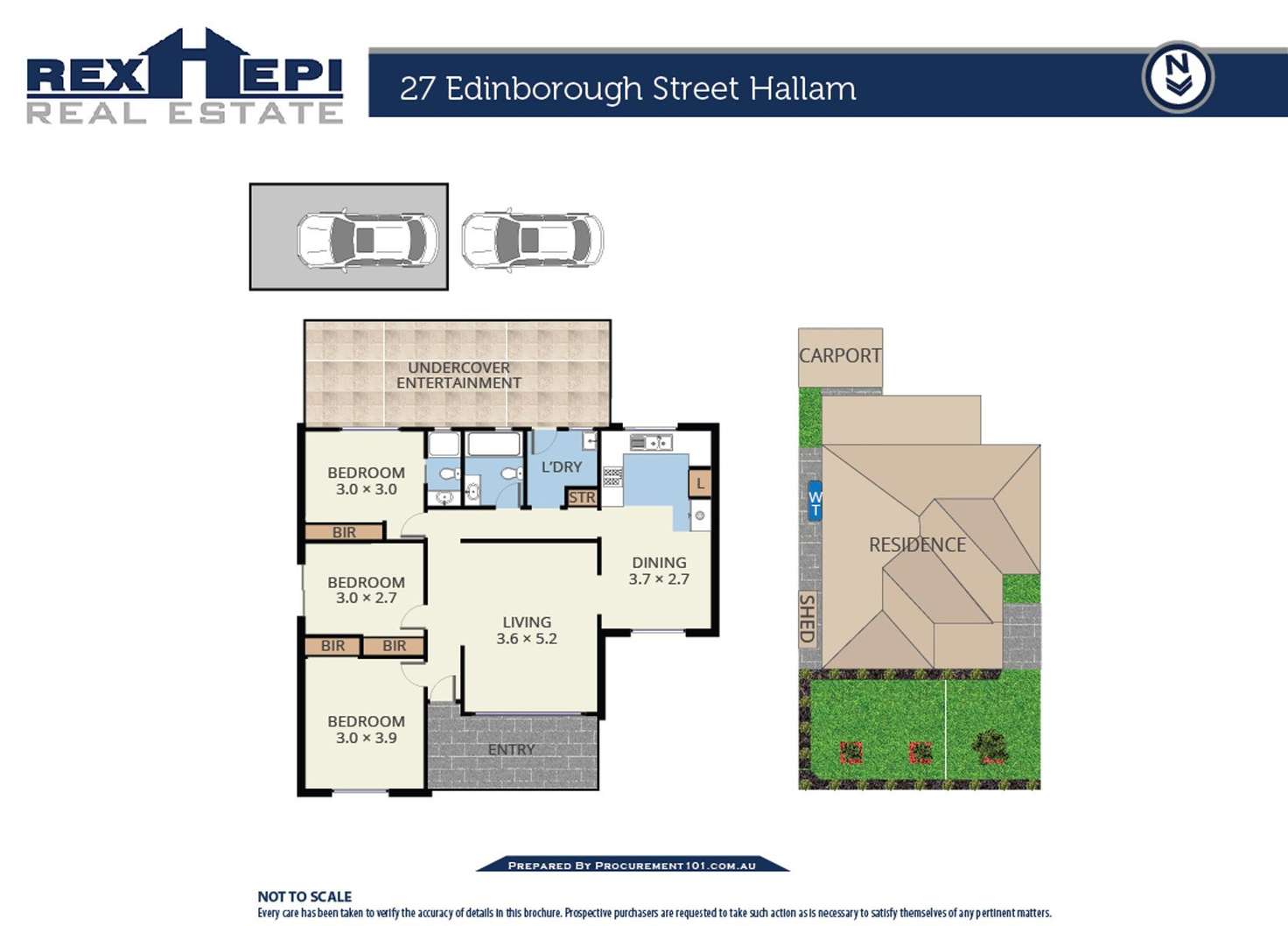 Floorplan of Homely house listing, 27 Edinborough Street, Hallam VIC 3803