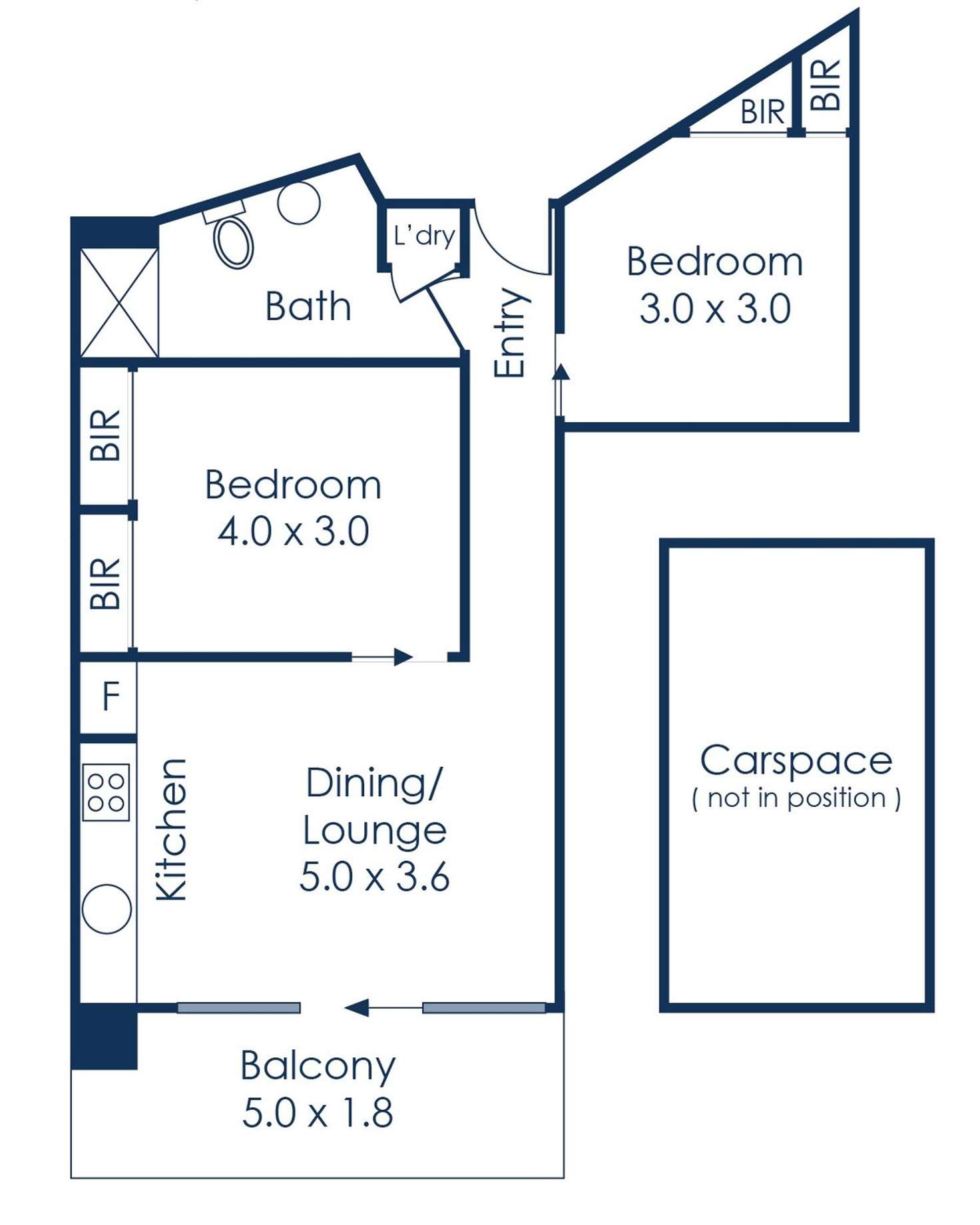 Floorplan of Homely apartment listing, 9G/38 Mount Alexander Road, Travancore VIC 3032