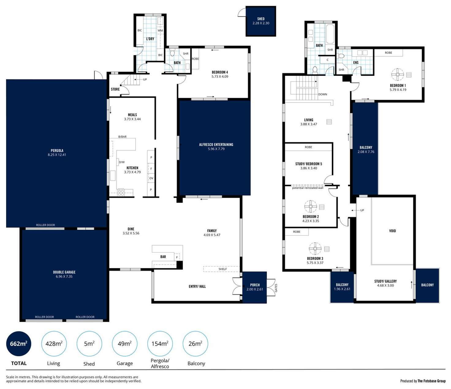 Floorplan of Homely house listing, 39 St Andrews Way, West Lakes SA 5021