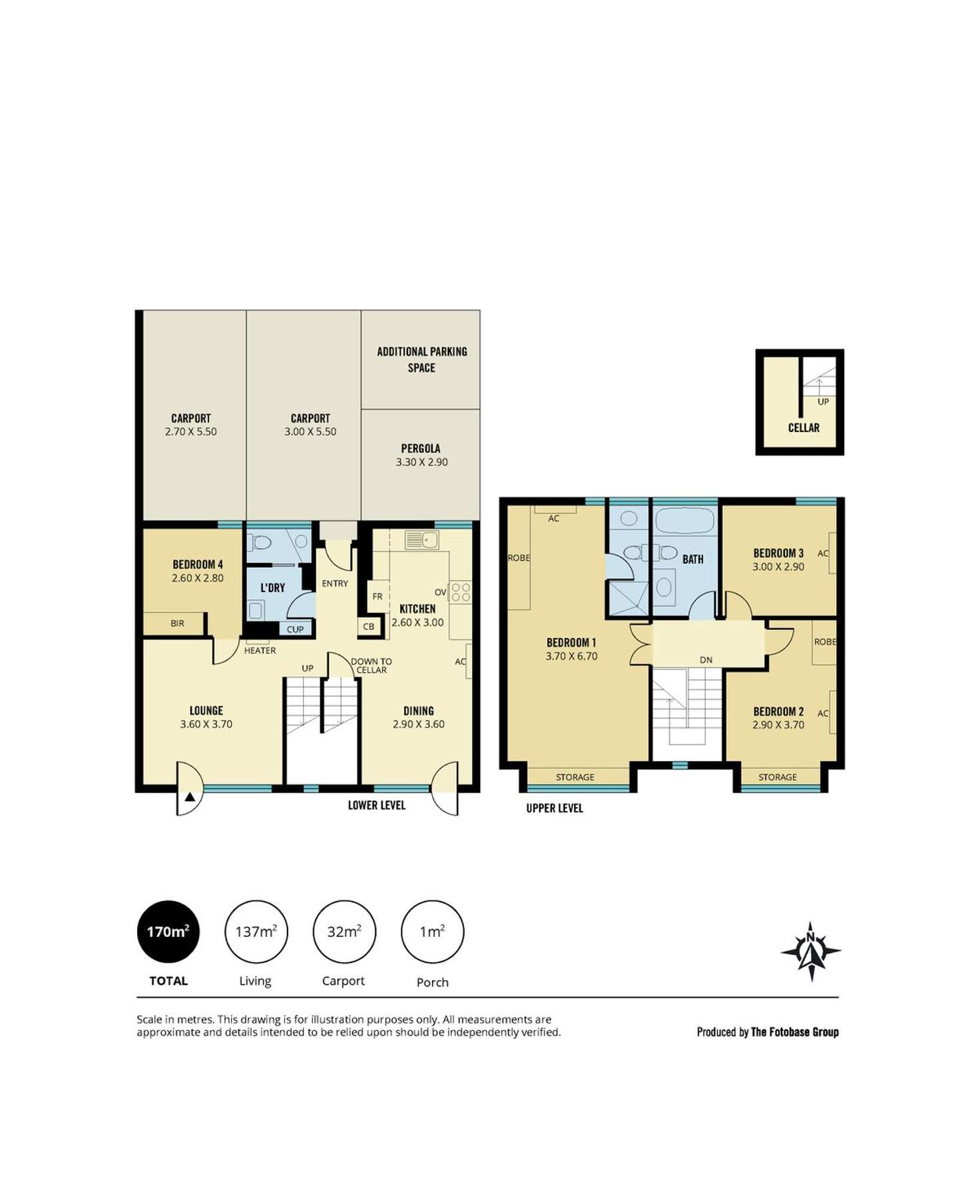 Floorplan of Homely townhouse listing, 371 South Terrace, Adelaide SA 5000