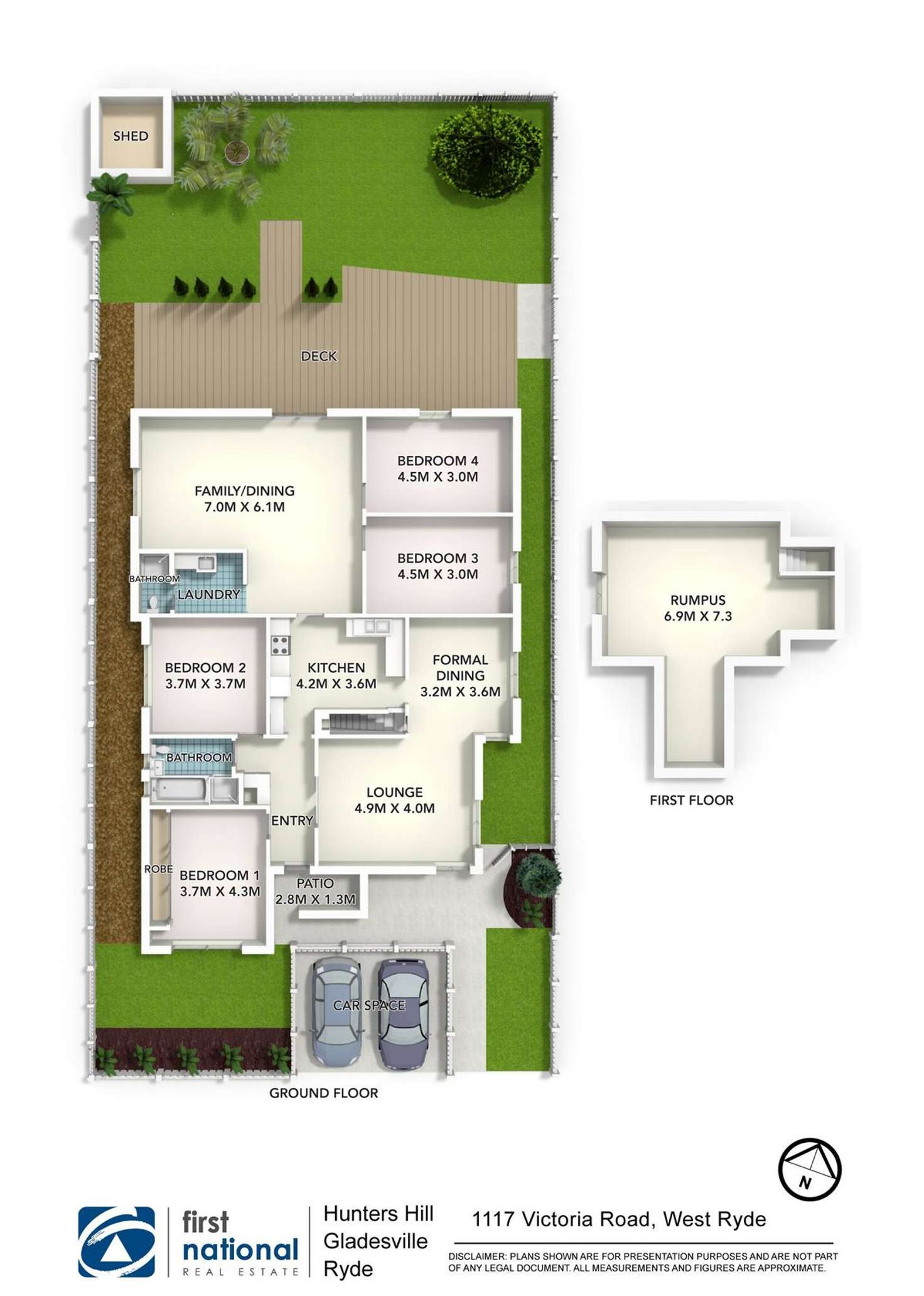 Floorplan of Homely house listing, 1117 Victoria Road, West Ryde NSW 2114