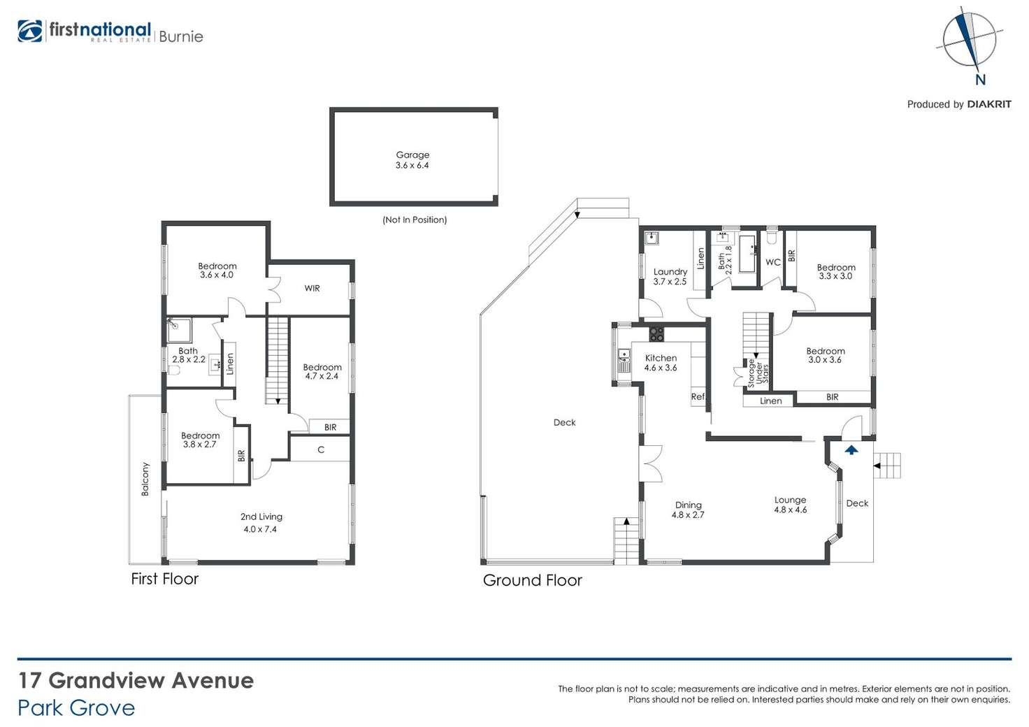 Floorplan of Homely house listing, 17 Grandview Avenue, Park Grove TAS 7320