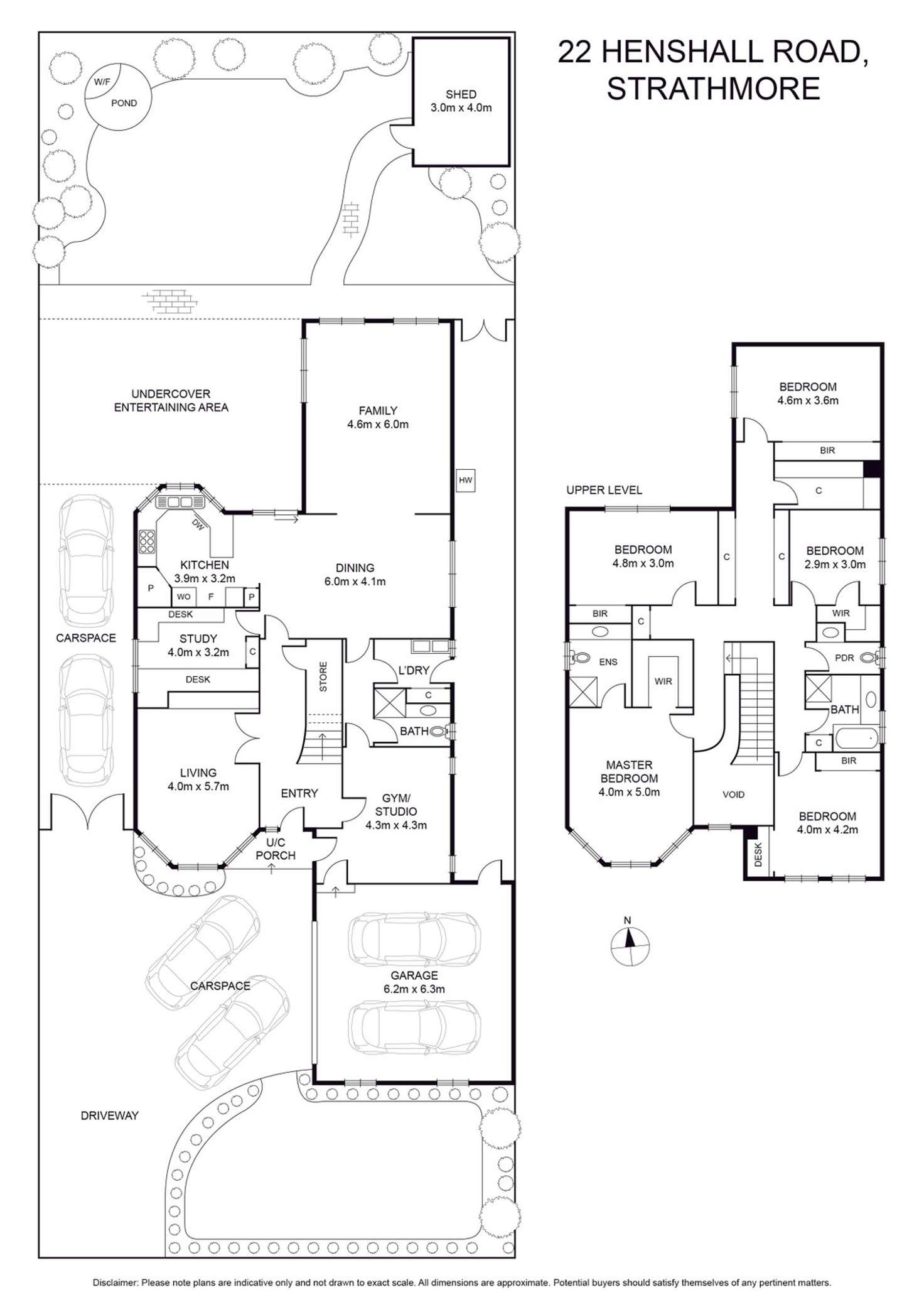 Floorplan of Homely house listing, 22 Henshall Road, Strathmore VIC 3041