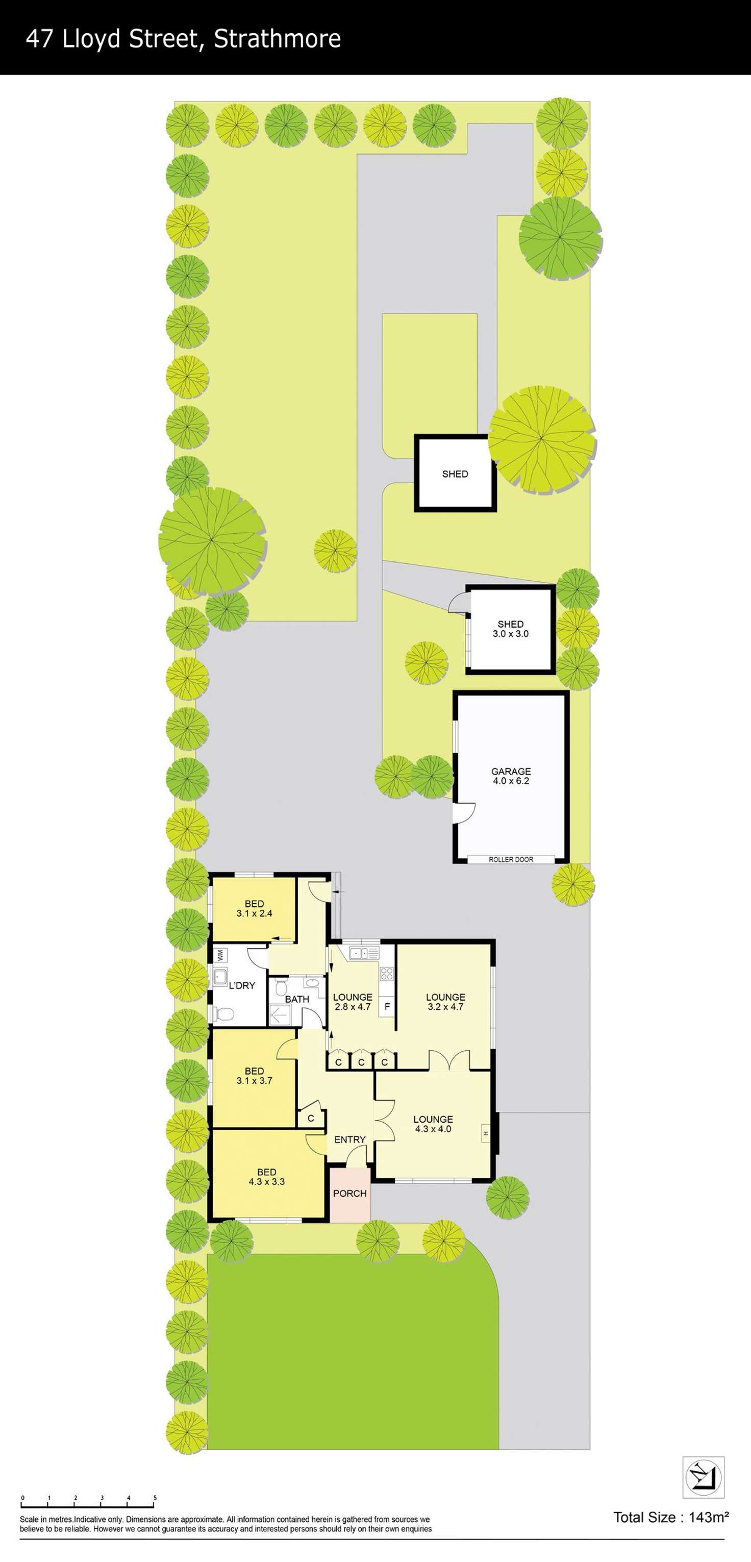 Floorplan of Homely house listing, 47 Lloyd Street, Strathmore VIC 3041