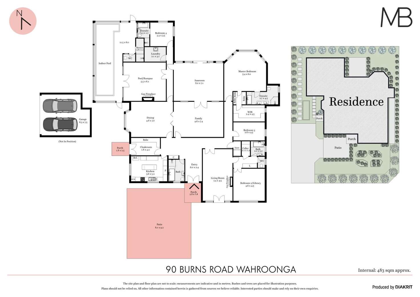 Floorplan of Homely house listing, 90 Burns Road, Wahroonga NSW 2076