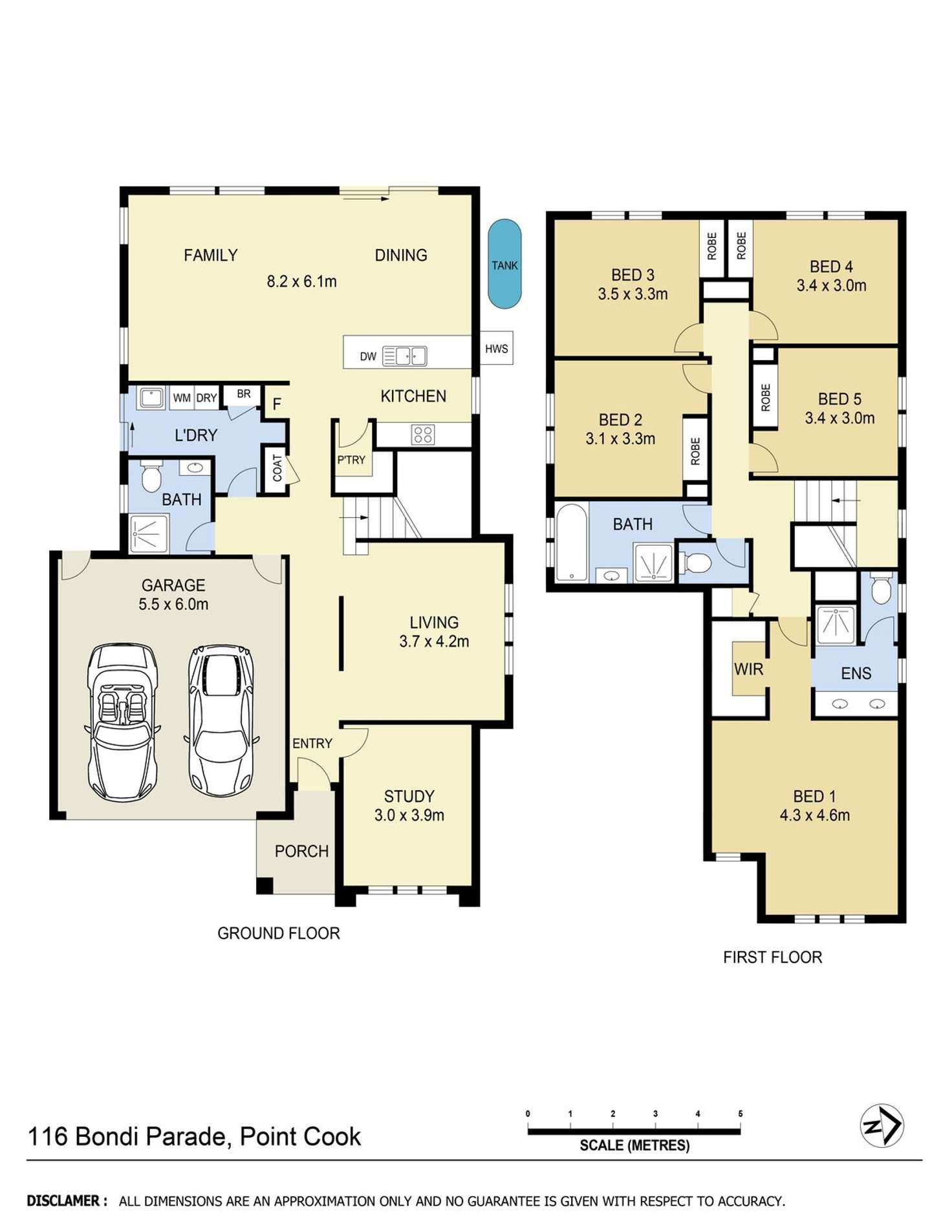 Floorplan of Homely house listing, 116 Bondi Parade, Point Cook VIC 3030