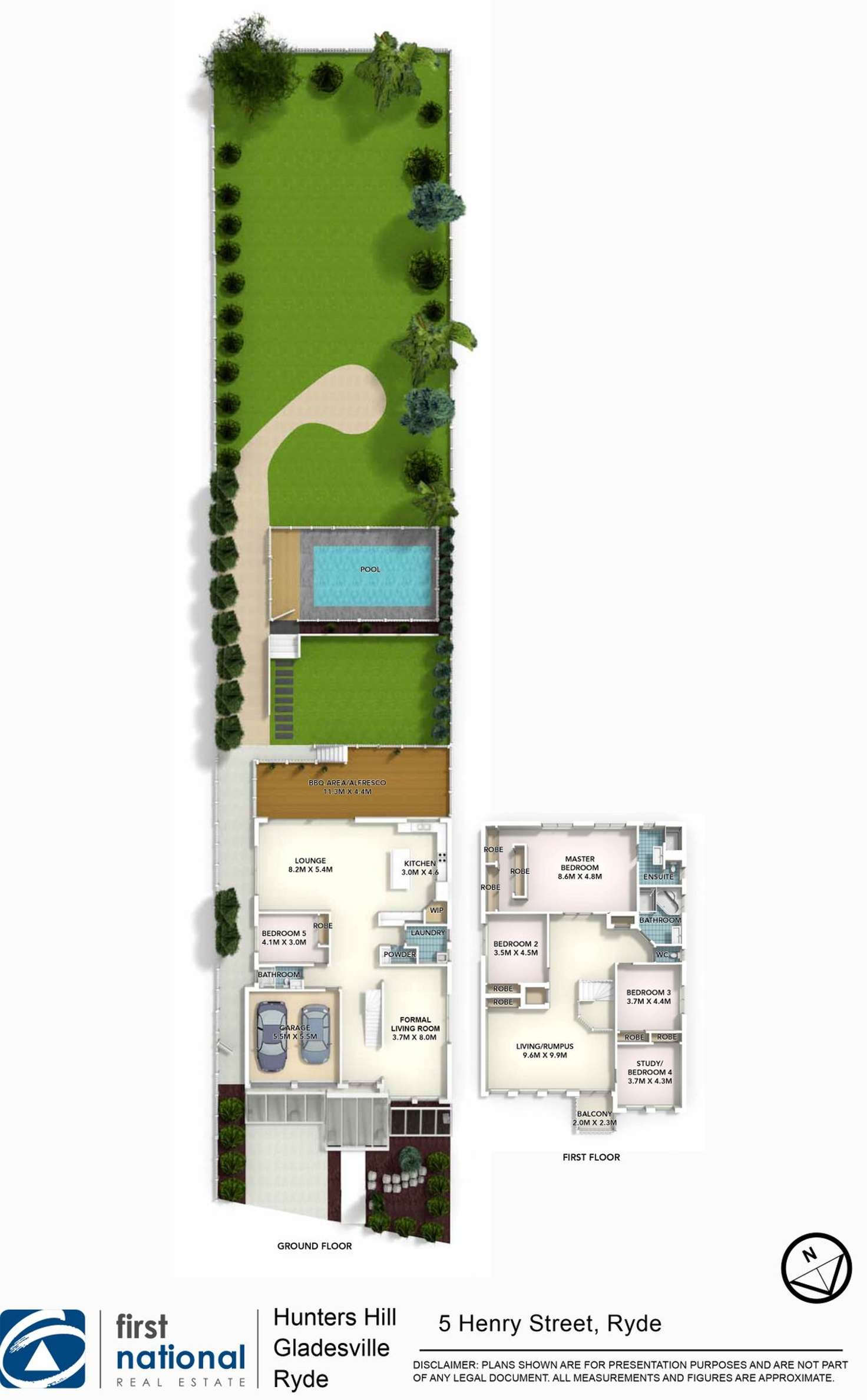 Floorplan of Homely house listing, 5 Henry Street, Ryde NSW 2112